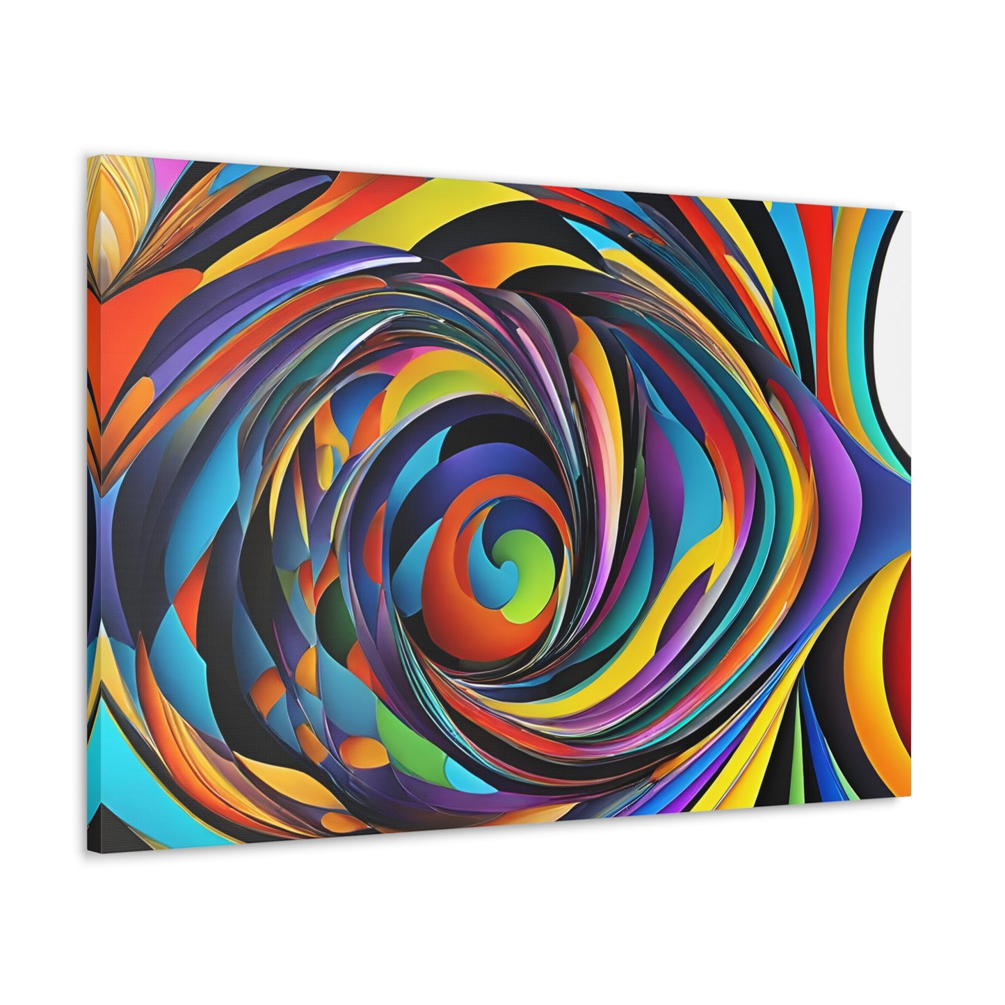 Luminescent Whirl: Abstract Wall Décor