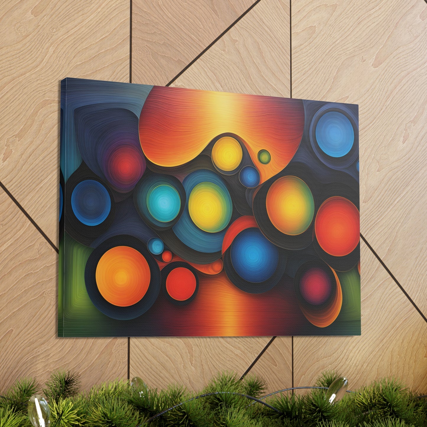 Radiant Whispers: Abstract Wall Décor