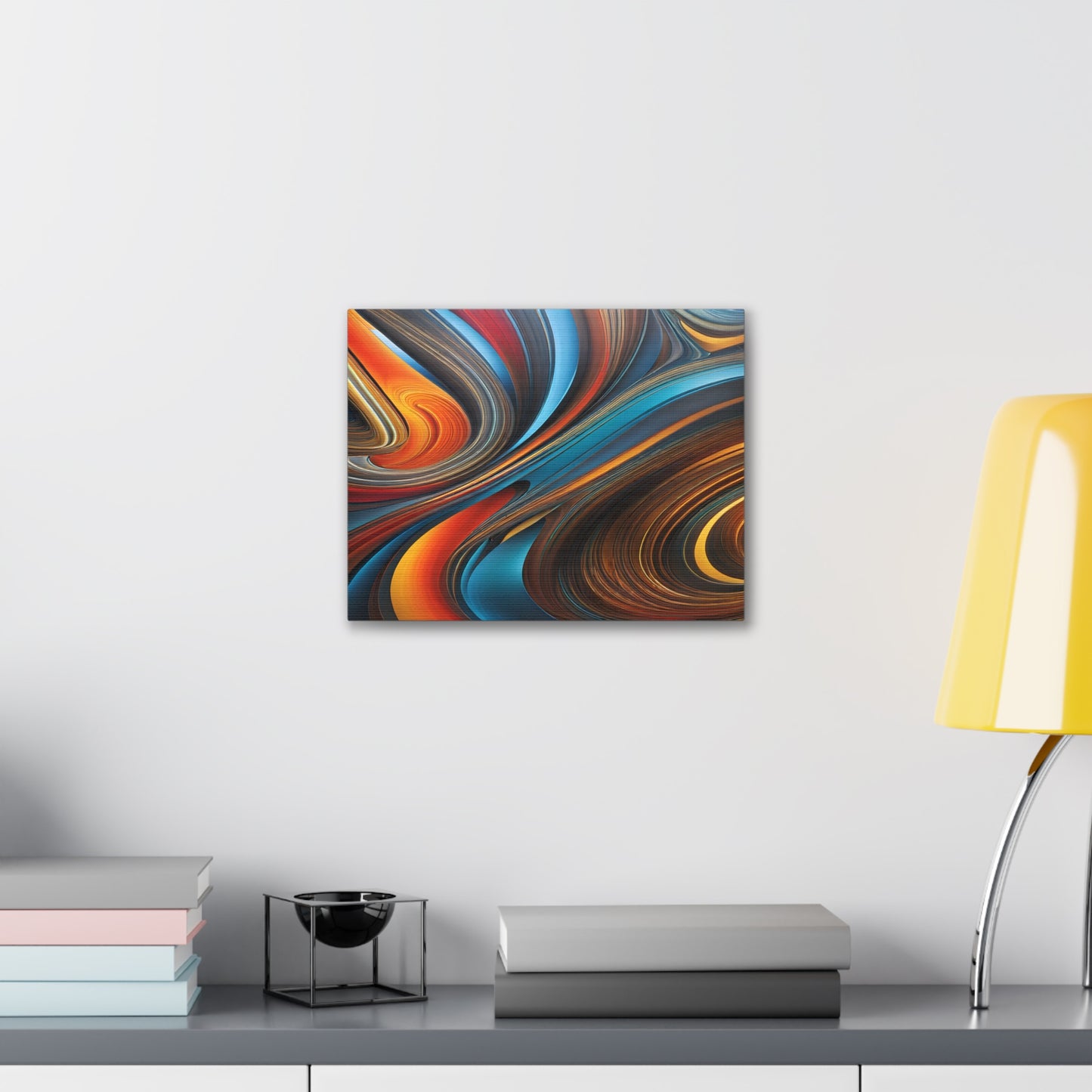 Enigmatic Waves: Abstract Wall Décor