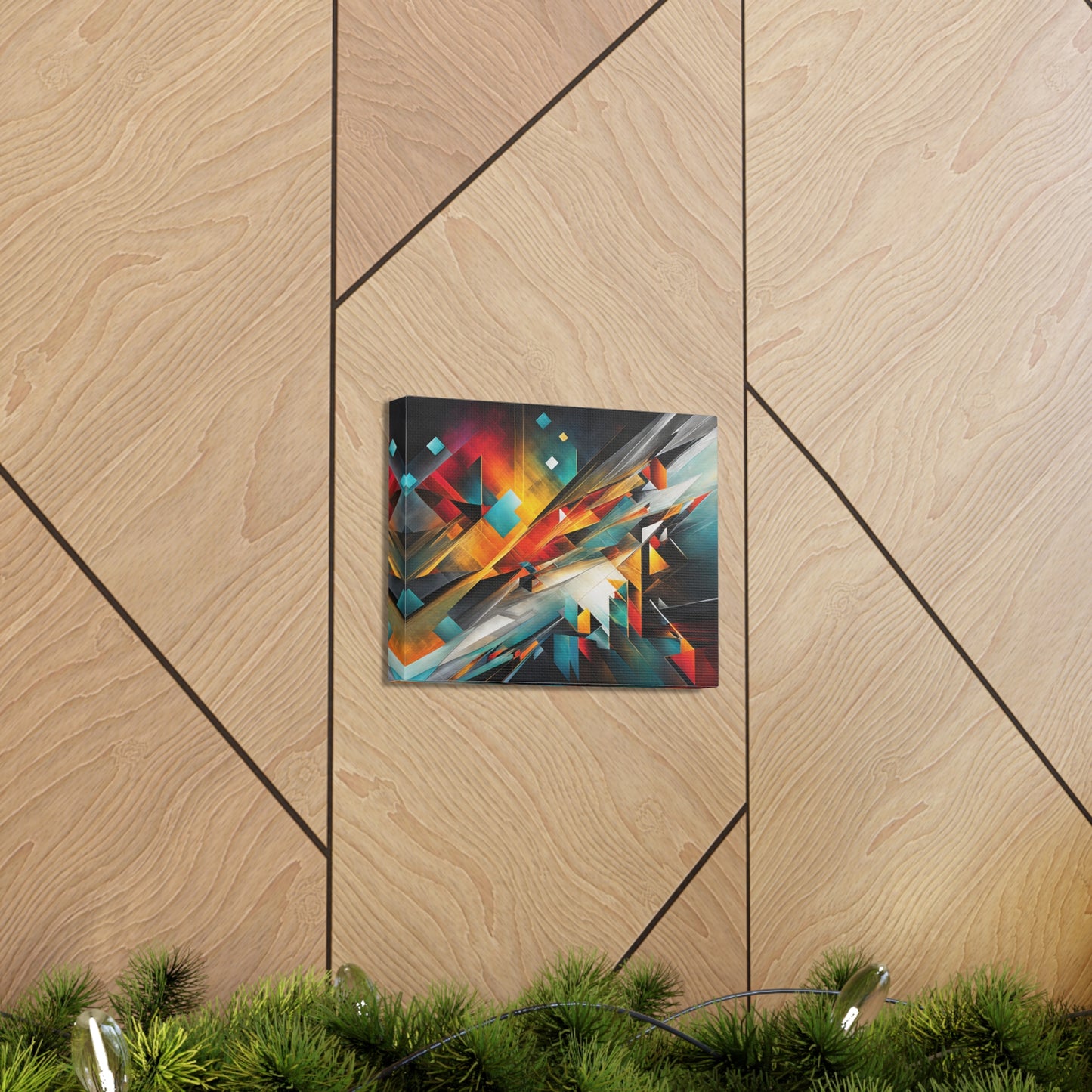 Starlit Pathways: Abstract Wall Décor