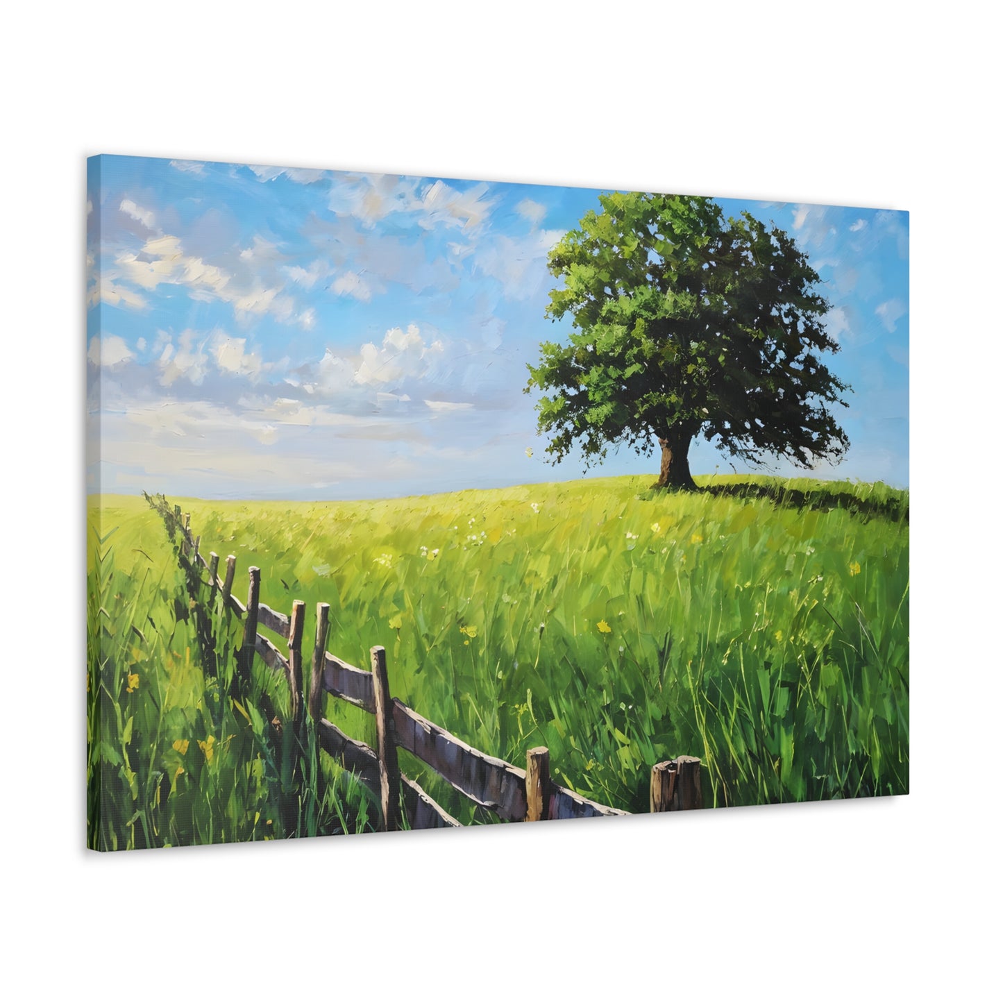 Whispering Hills: Classic Oil Painting Wall Décor