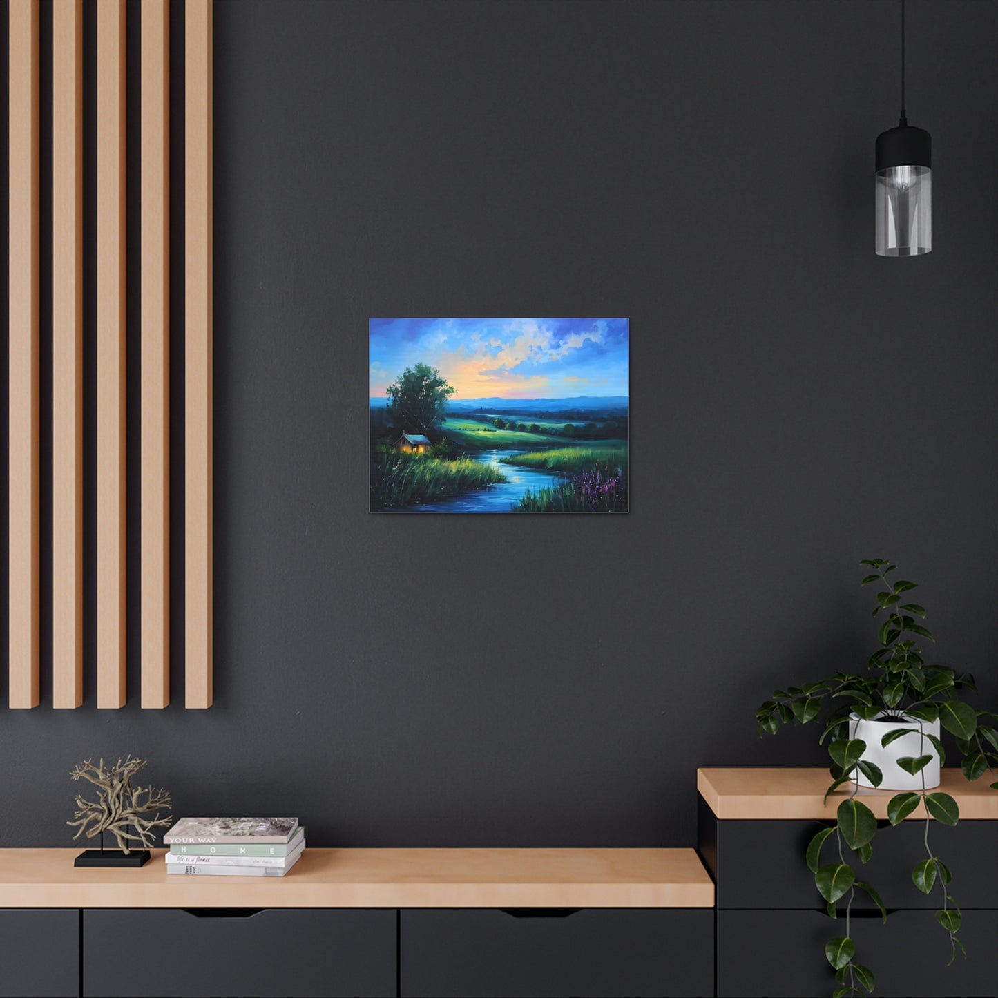 Tranquil Vista: Classic Oil Painting Wall Décor