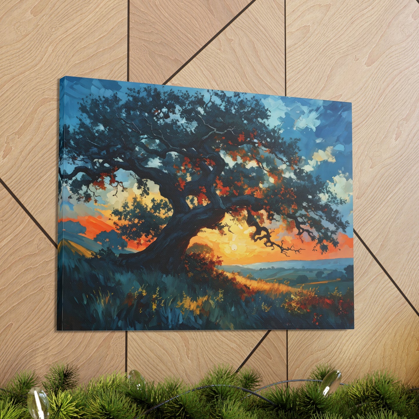 Enchanted Horizon: Classic Oil Painting Wall Décor