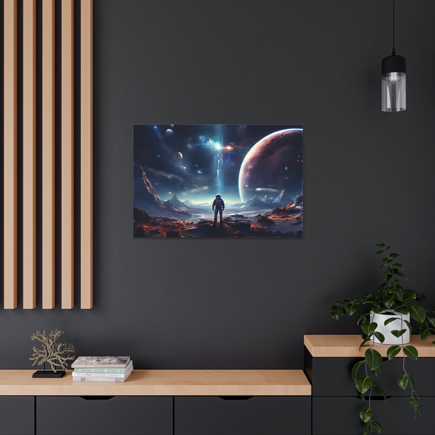 Astronaut's Journey: Space Wall Décor