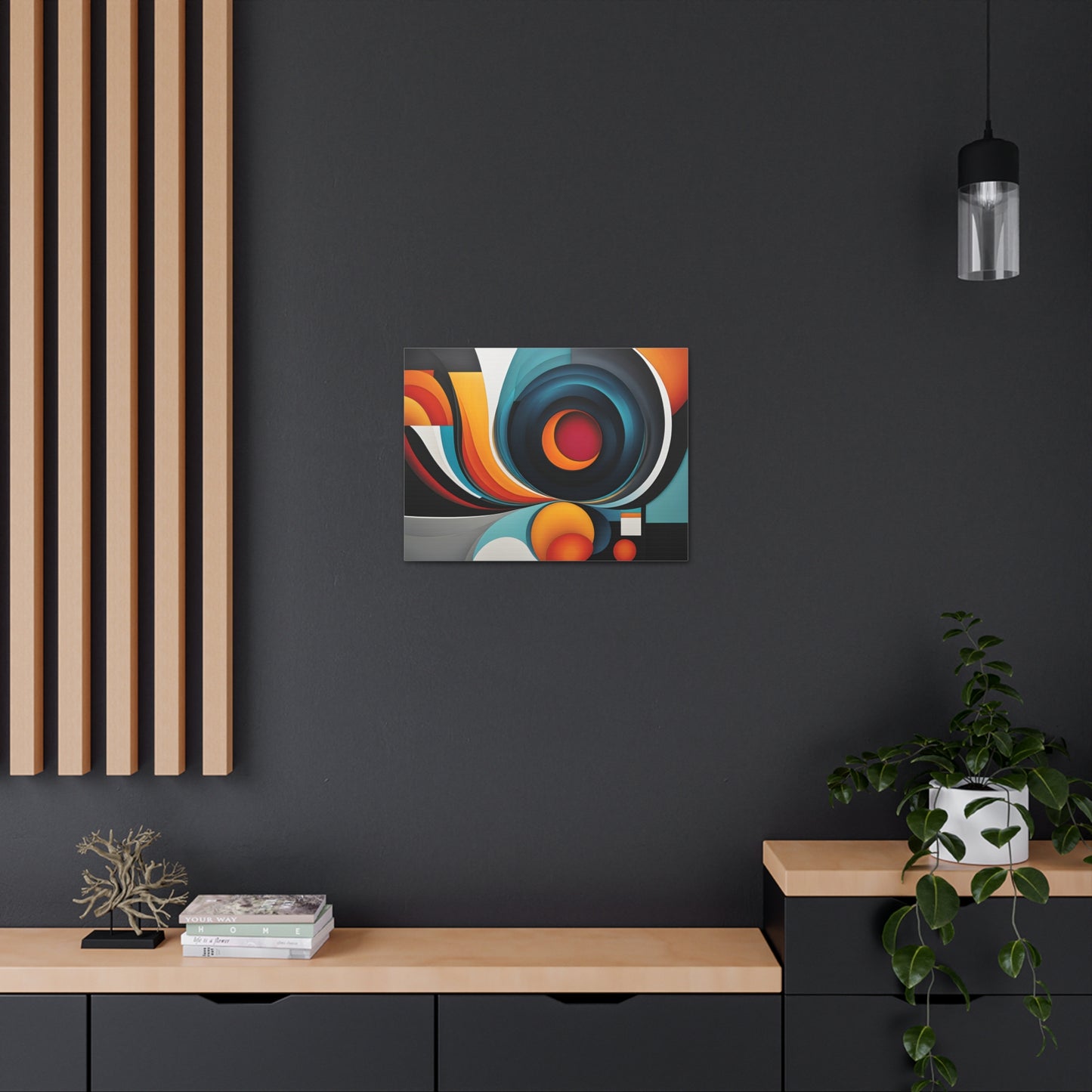 Iridescent Harmony: Abstract Wall Décor