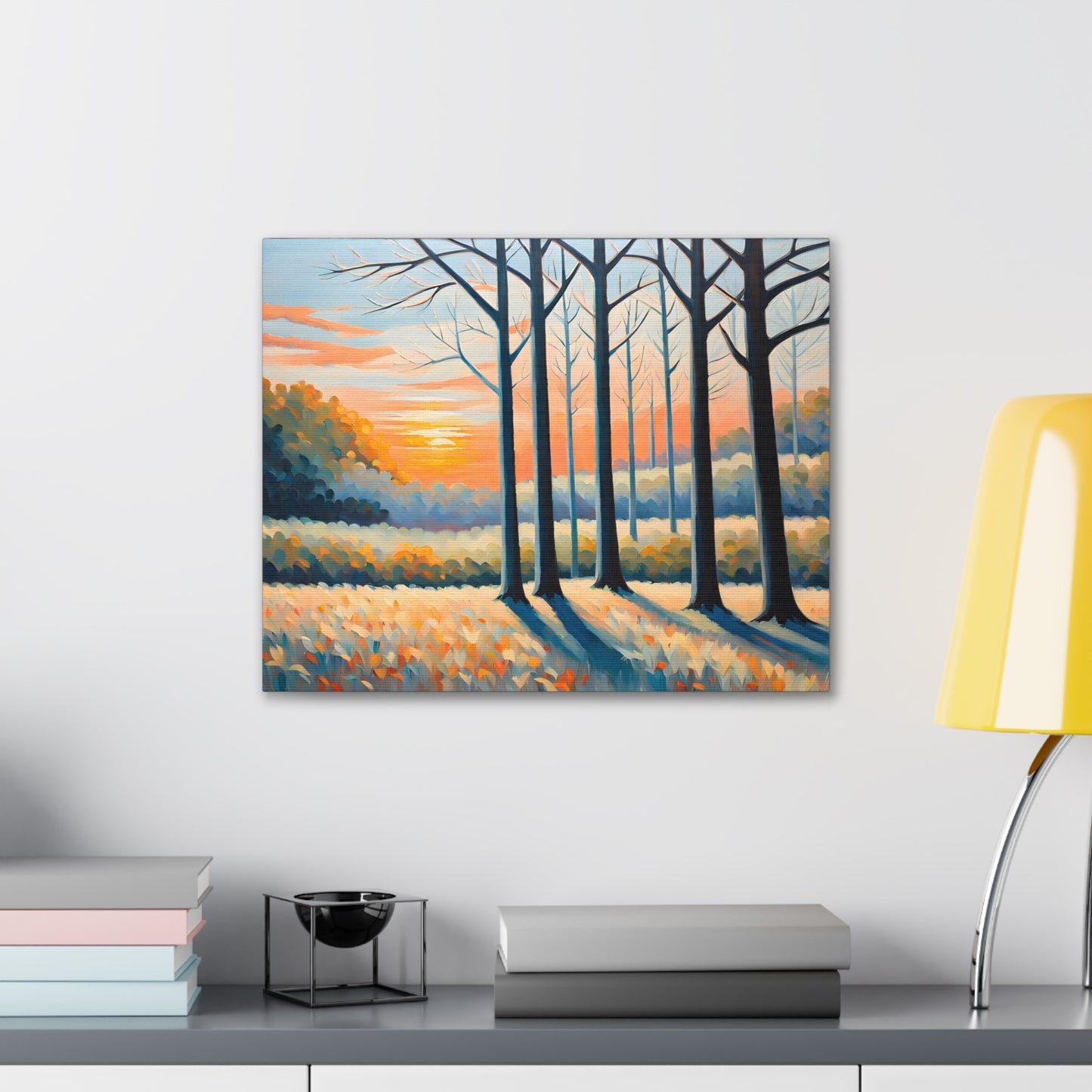 Enchanted Sunrise: Classic Oil Painting Wall Décor