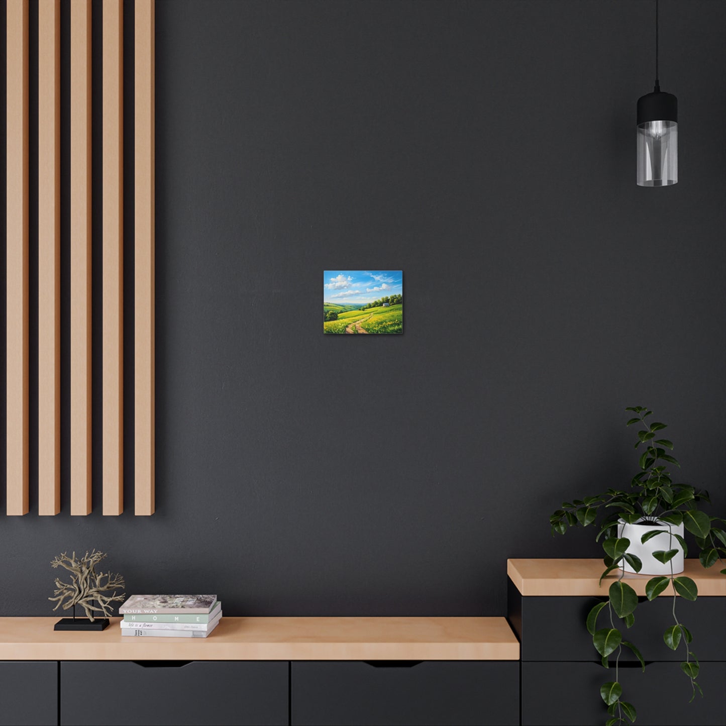 Quiet Landscape: Classic Oil Painting Wall Décor