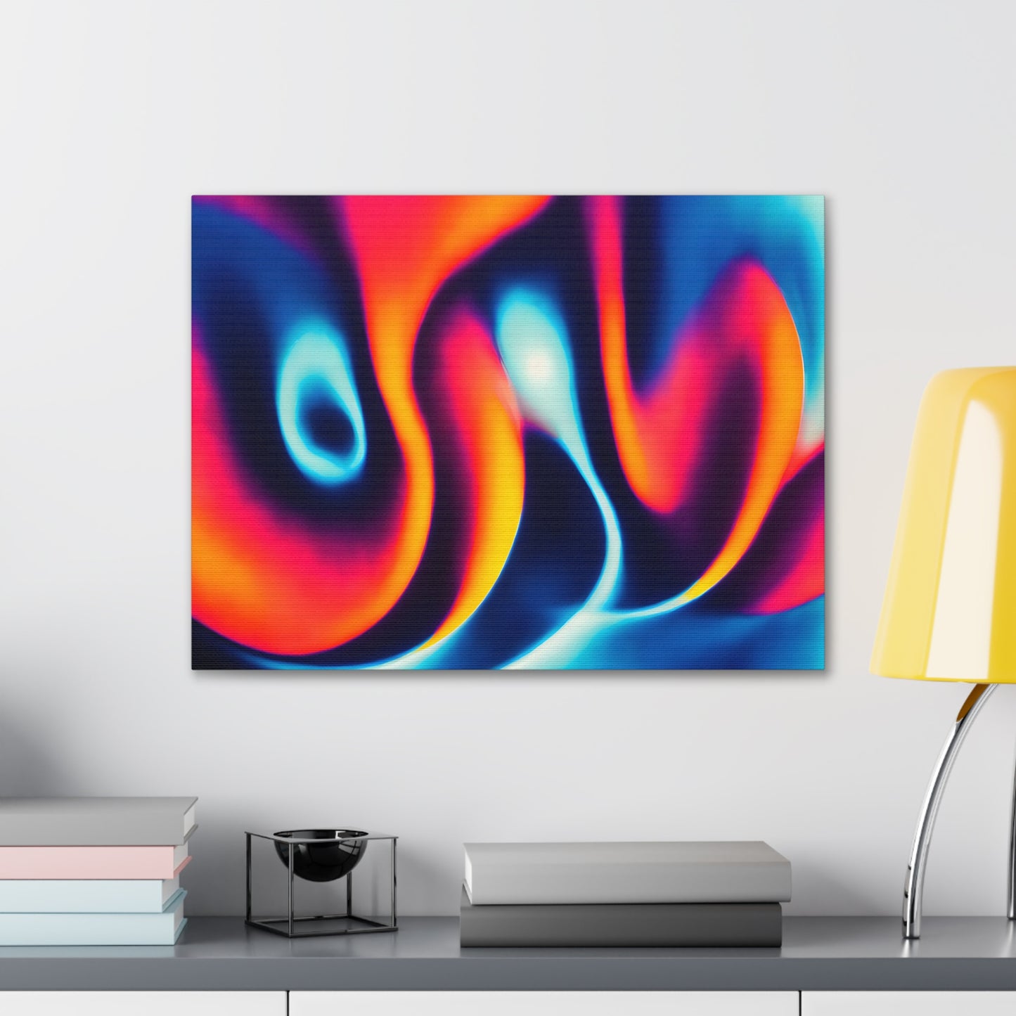 Electric Whirlwind: Abstract Colors Wall Décor