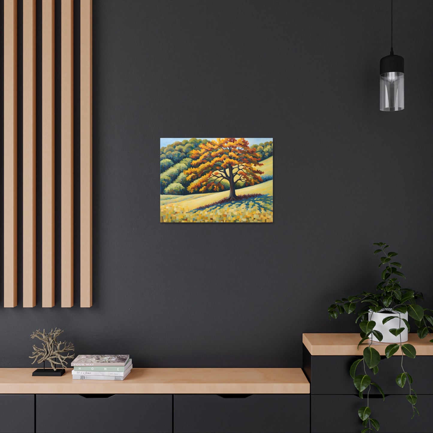 Gentle Solitary: Classic Oil Painting Wall Décor