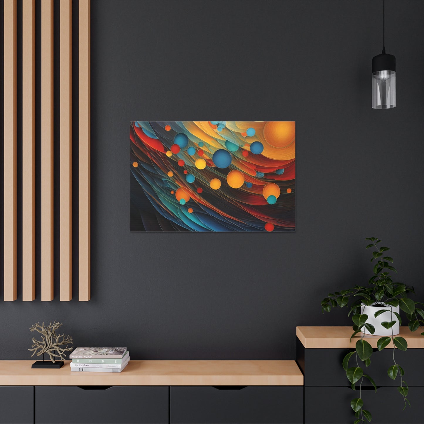 Serene Symphony: Abstract Wall Décor