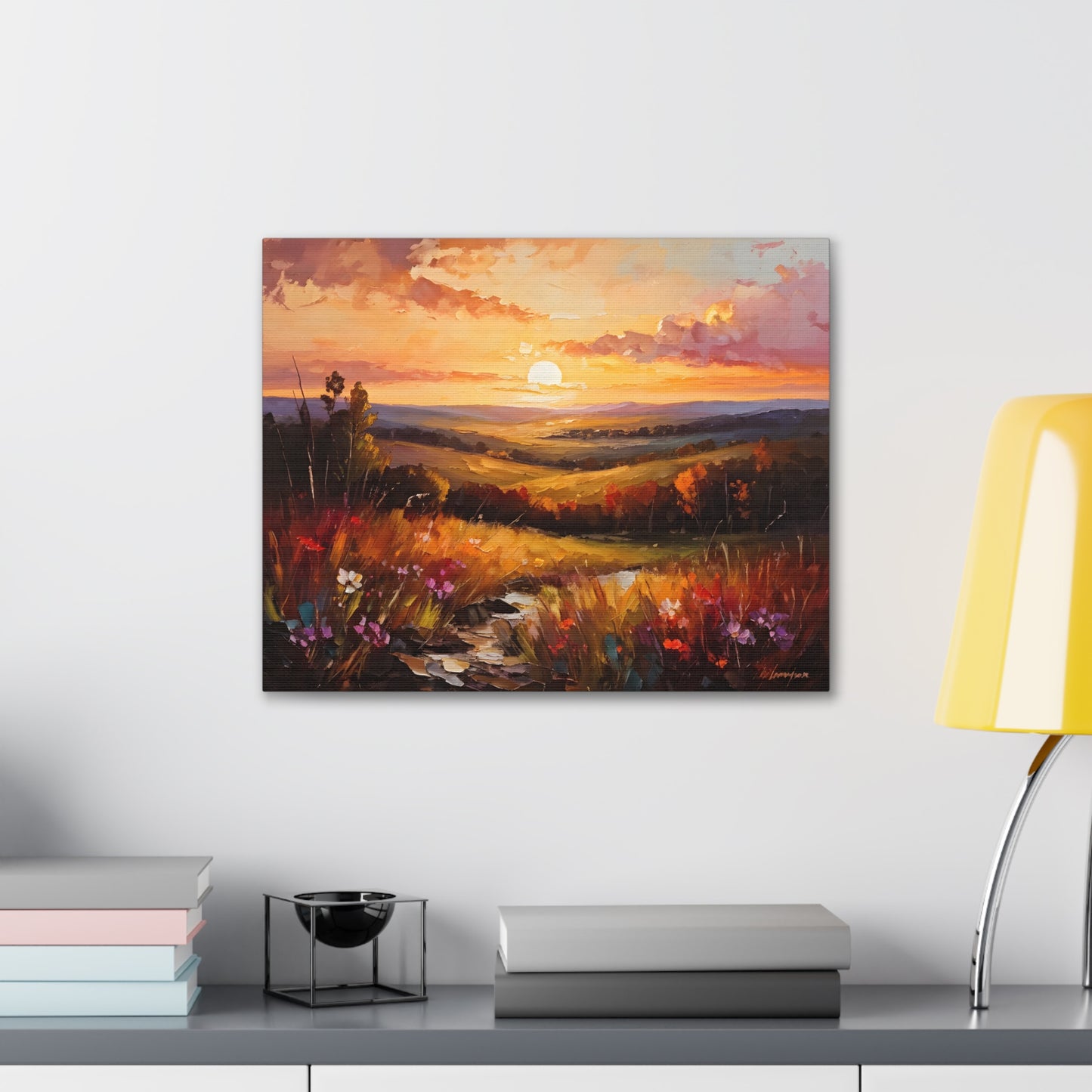 Enchanted Horizon: Classic Oil Painting Wall Décor