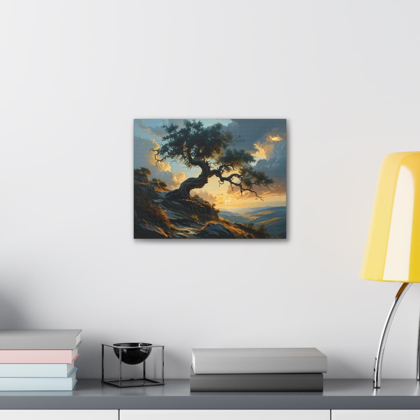 Peaceful Refuge: Classic Oil Painting Wall Décor