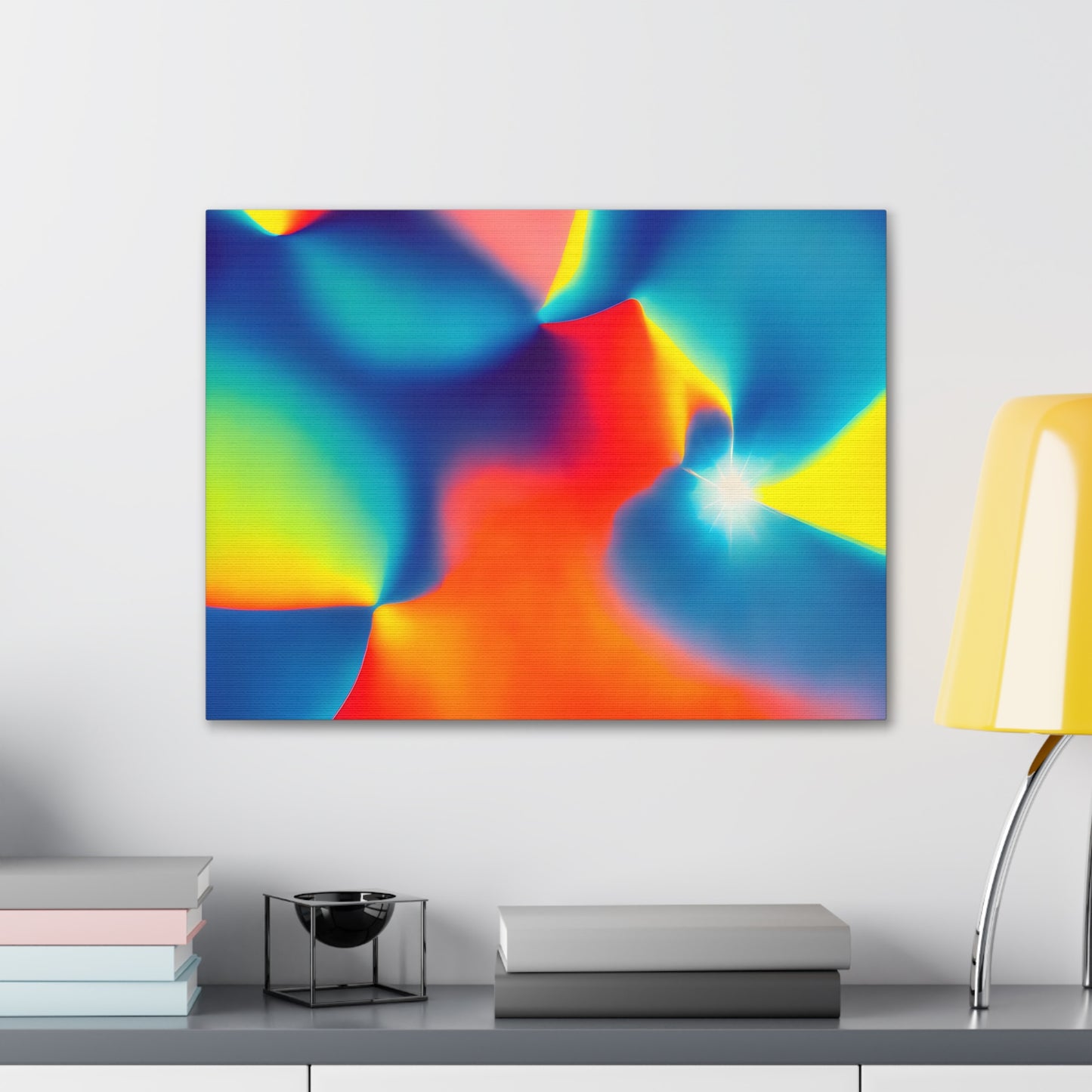 Vibrant Spectrum: Abstract Colors Wall Décor