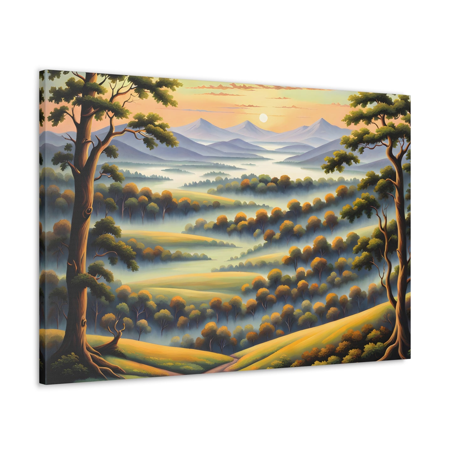 Enchanted Forest: Classic Oil Painting Wall Décor