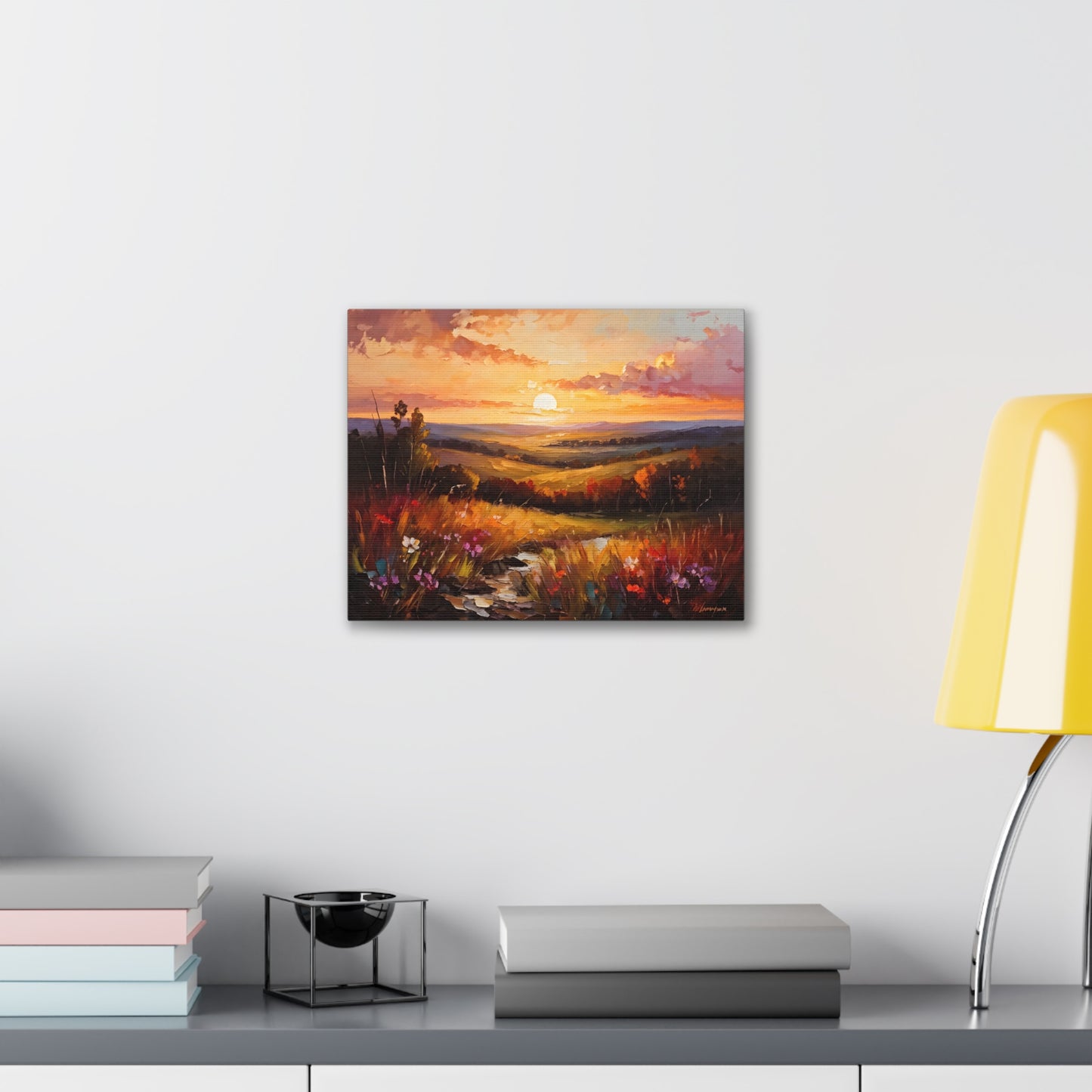 Enchanted Horizon: Classic Oil Painting Wall Décor