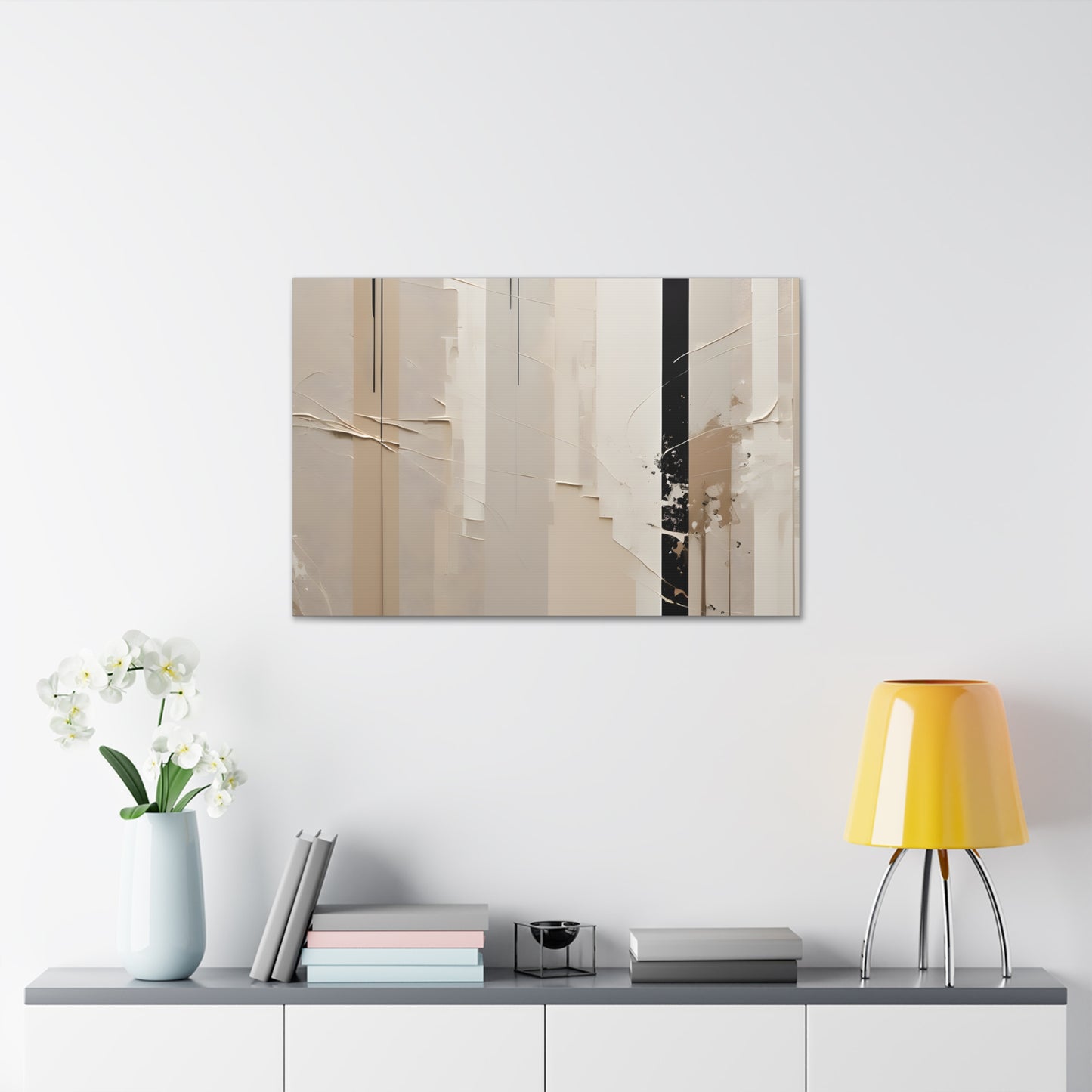 Beige Whisper: Abstract Beige Wall Décor