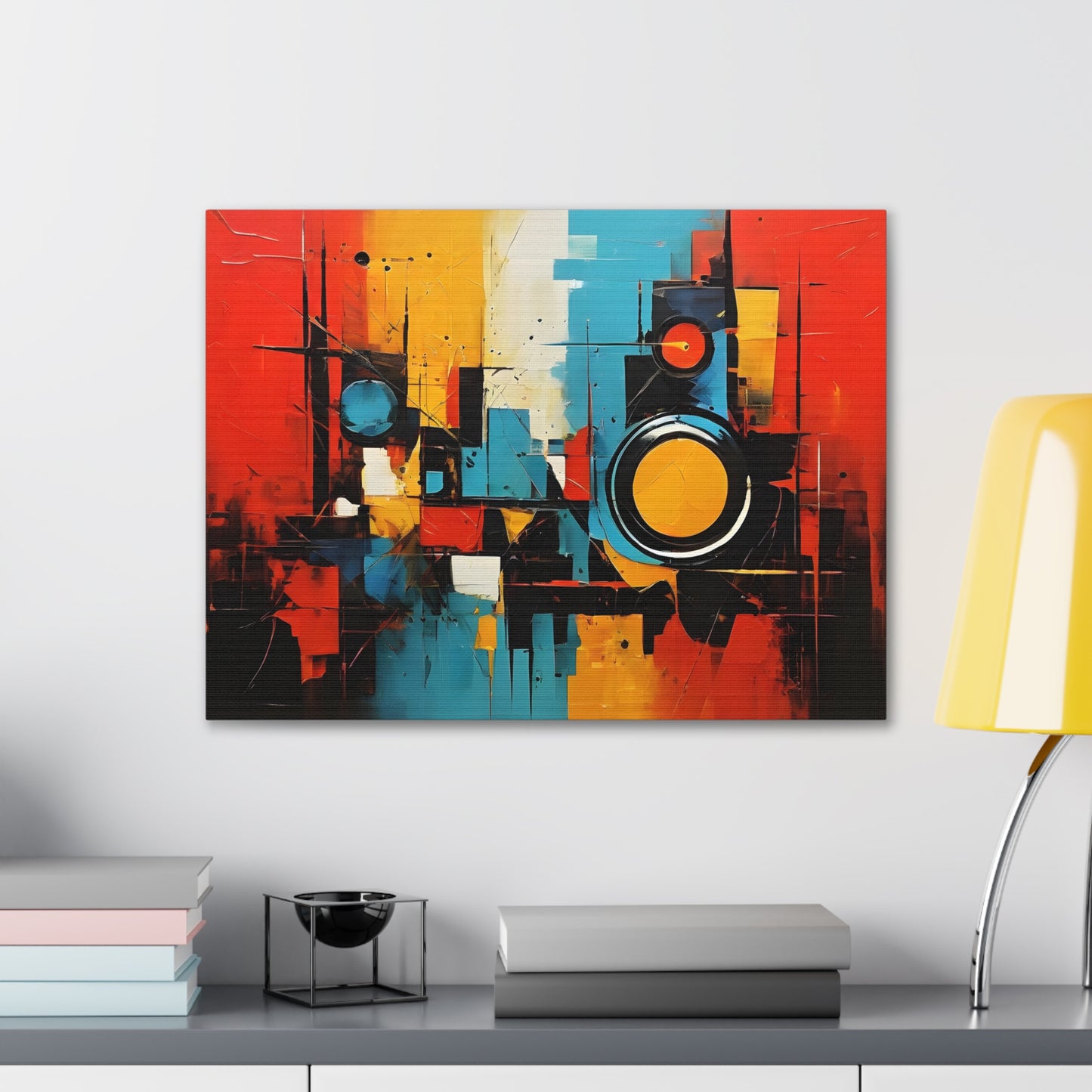 Vibrant Spectacle: Abstract Wall Décor