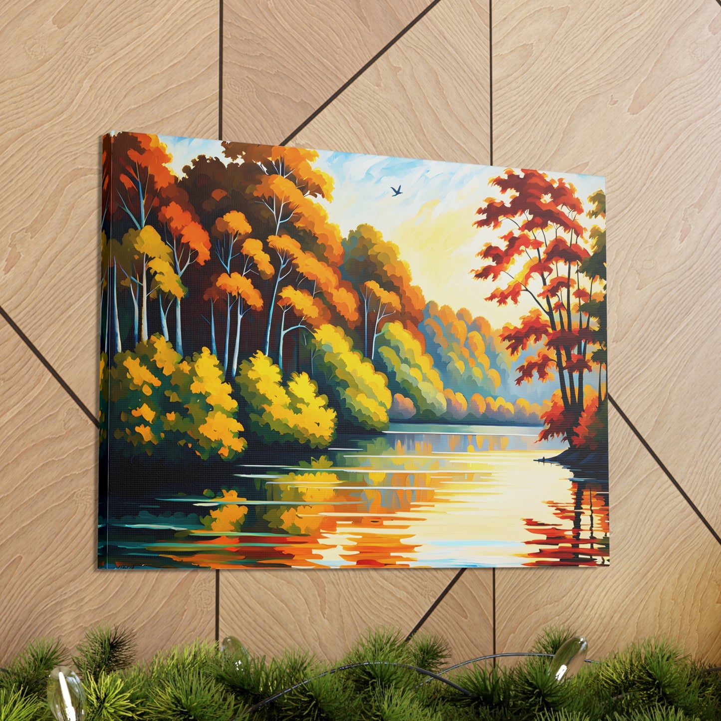 Evening Glow: Classic Oil Painting Wall Décor