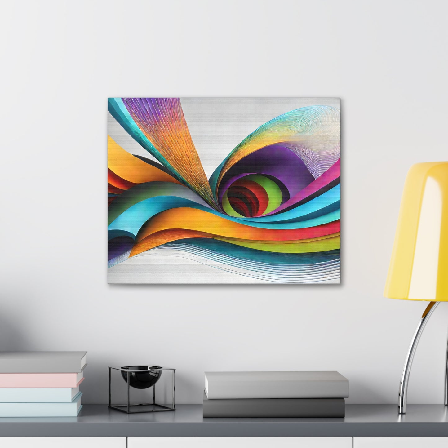 Aurora Harmony: Abstract Wall Décor