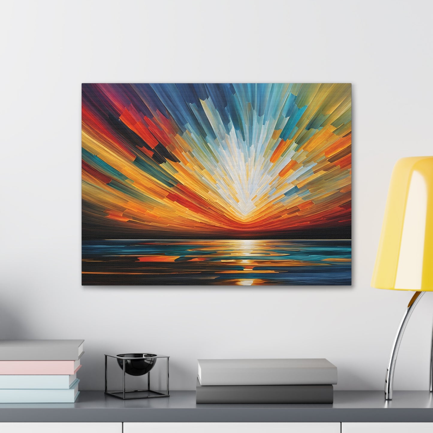 Solar Stream: Abstract Wall Décor