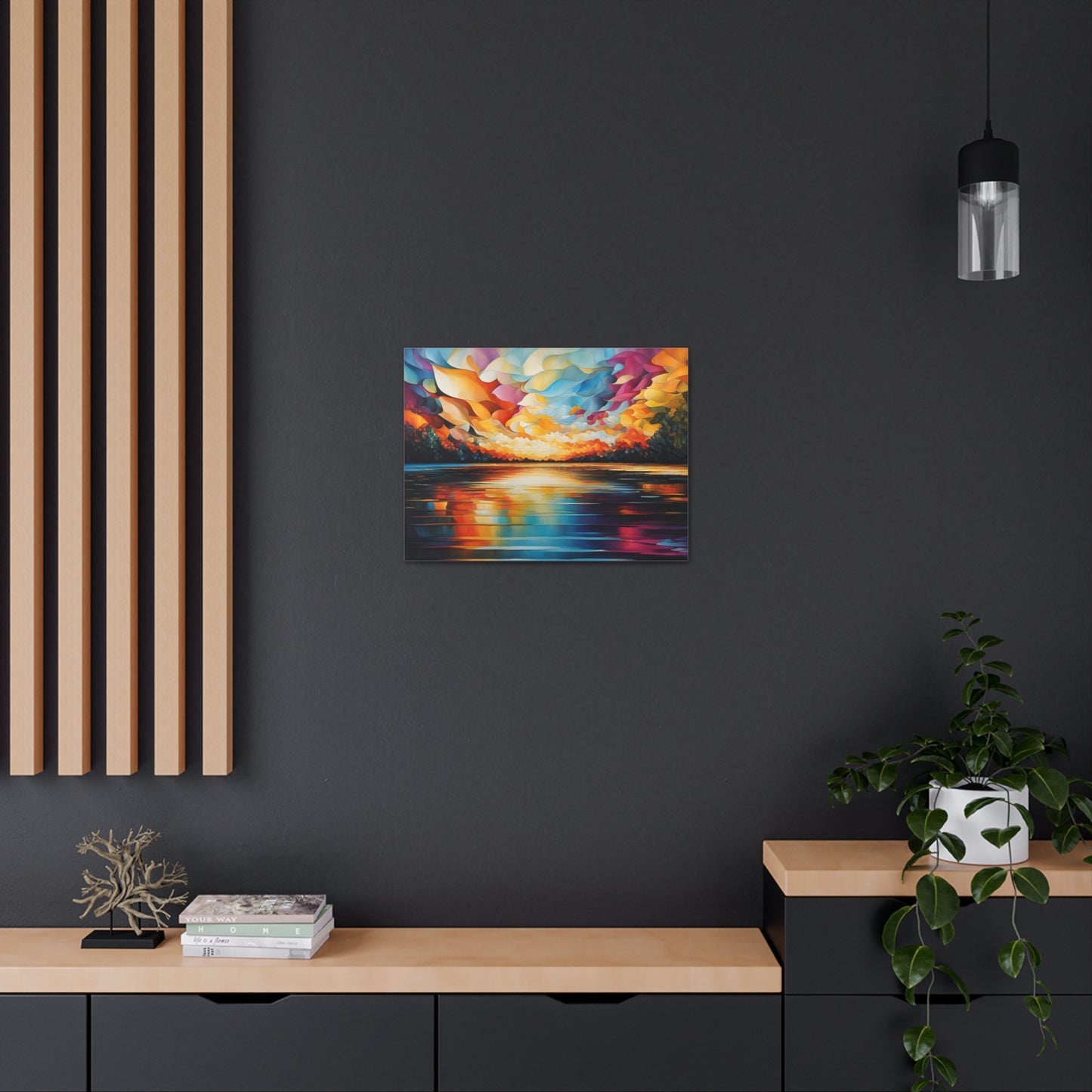 Celestial Tranquility: Abstract Wall Décor