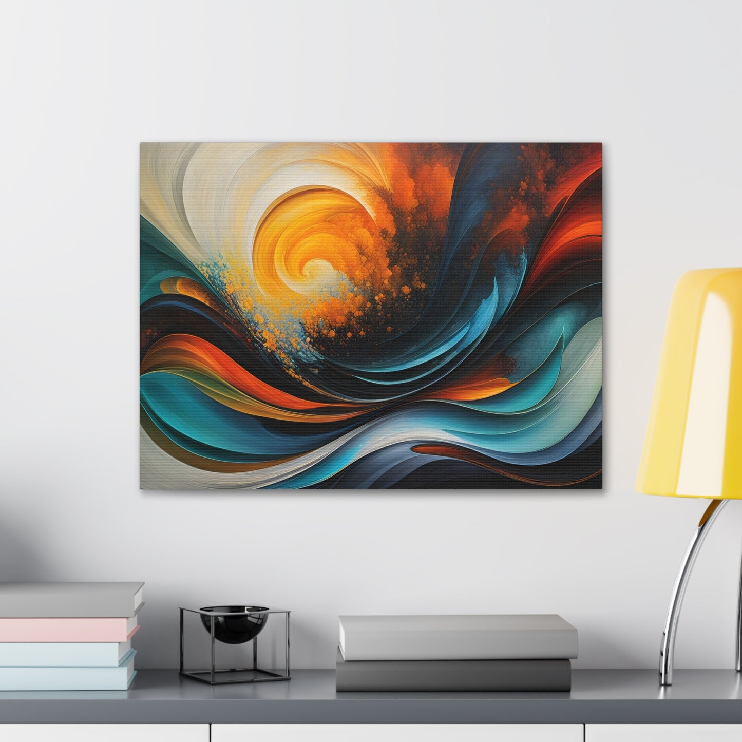 Starlit Spectrum: Abstract Wall Décor