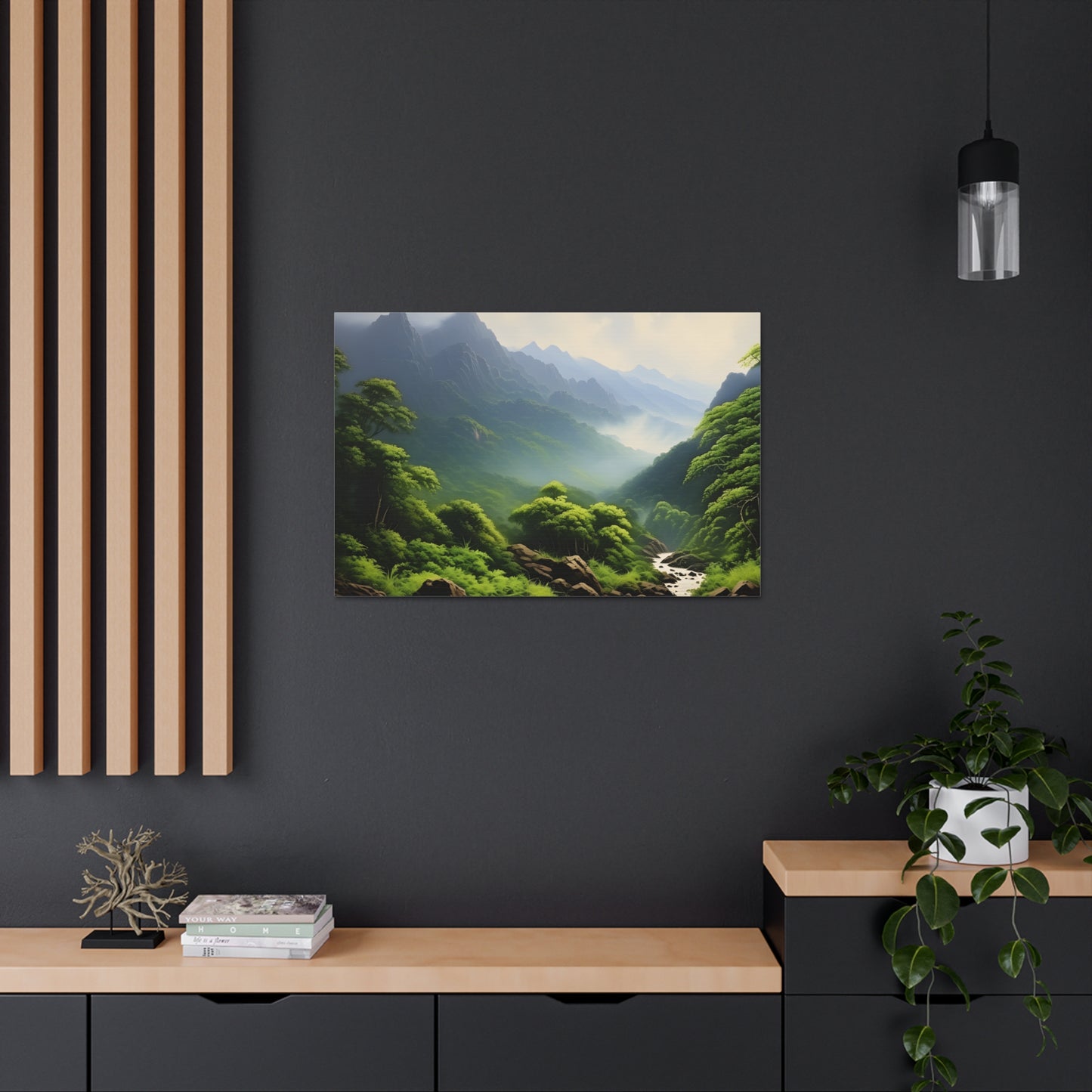 Mystical Range: Nature's Grandeur Wall Décor