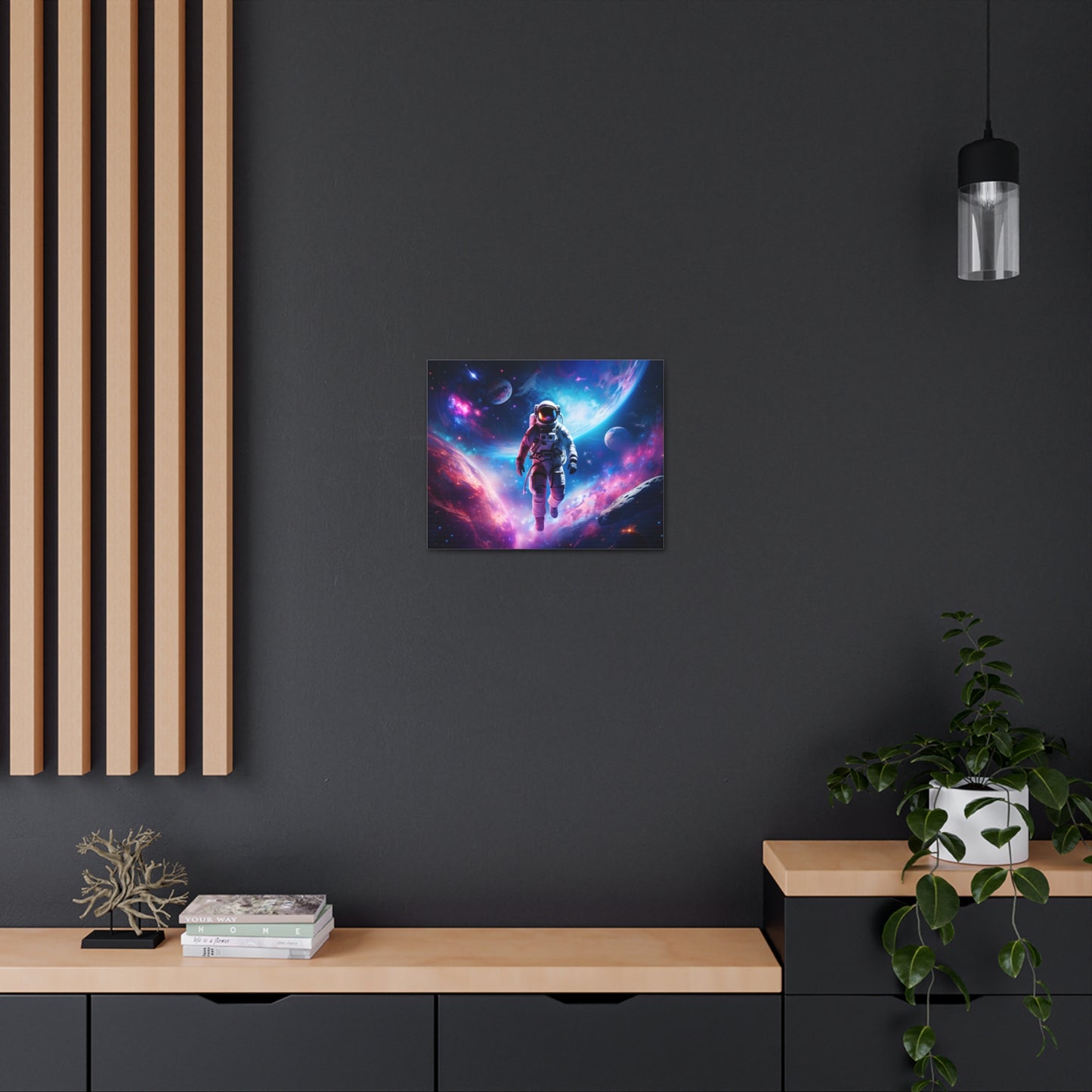 Astronaut's Ascent: Space Wall Décor