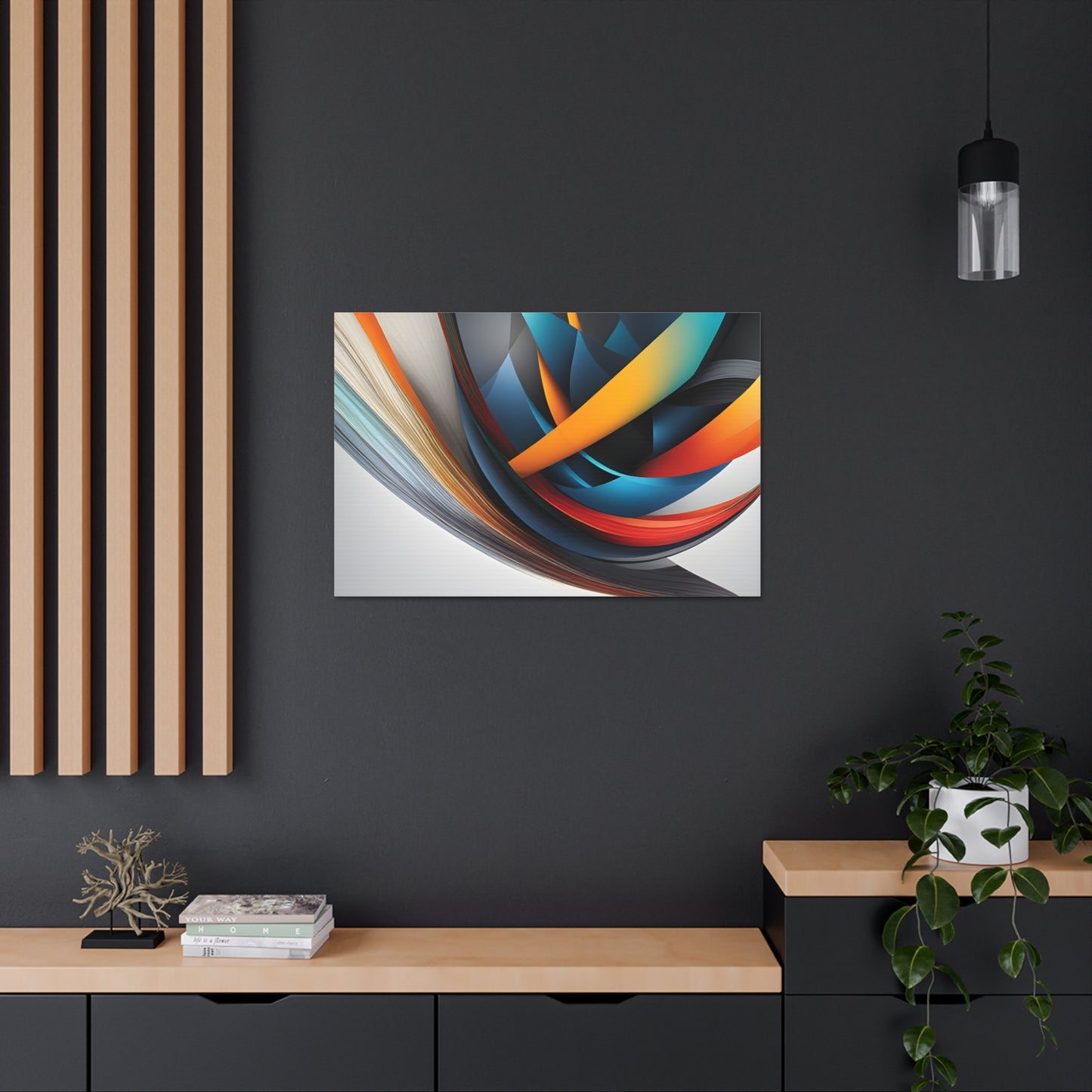 Twilight Drift: Abstract Wall Décor