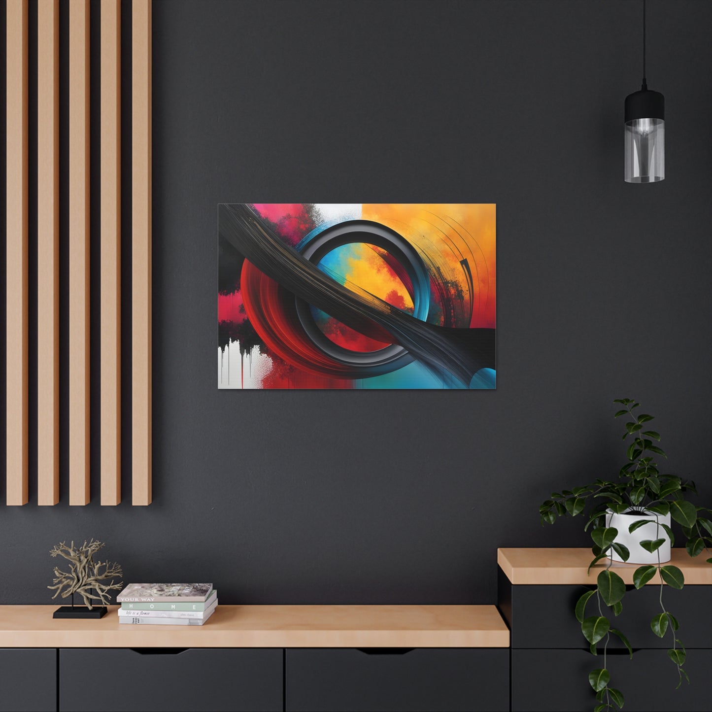 Radiant Odyssey: Abstract Wall Décor