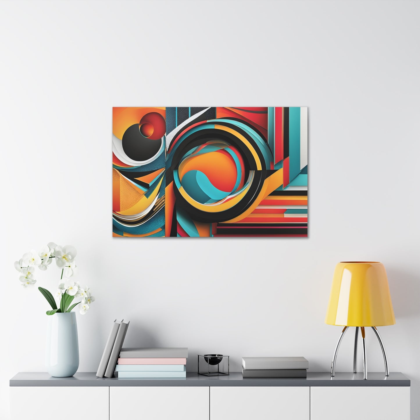 Chromatic Echo: Abstract Wall Décor