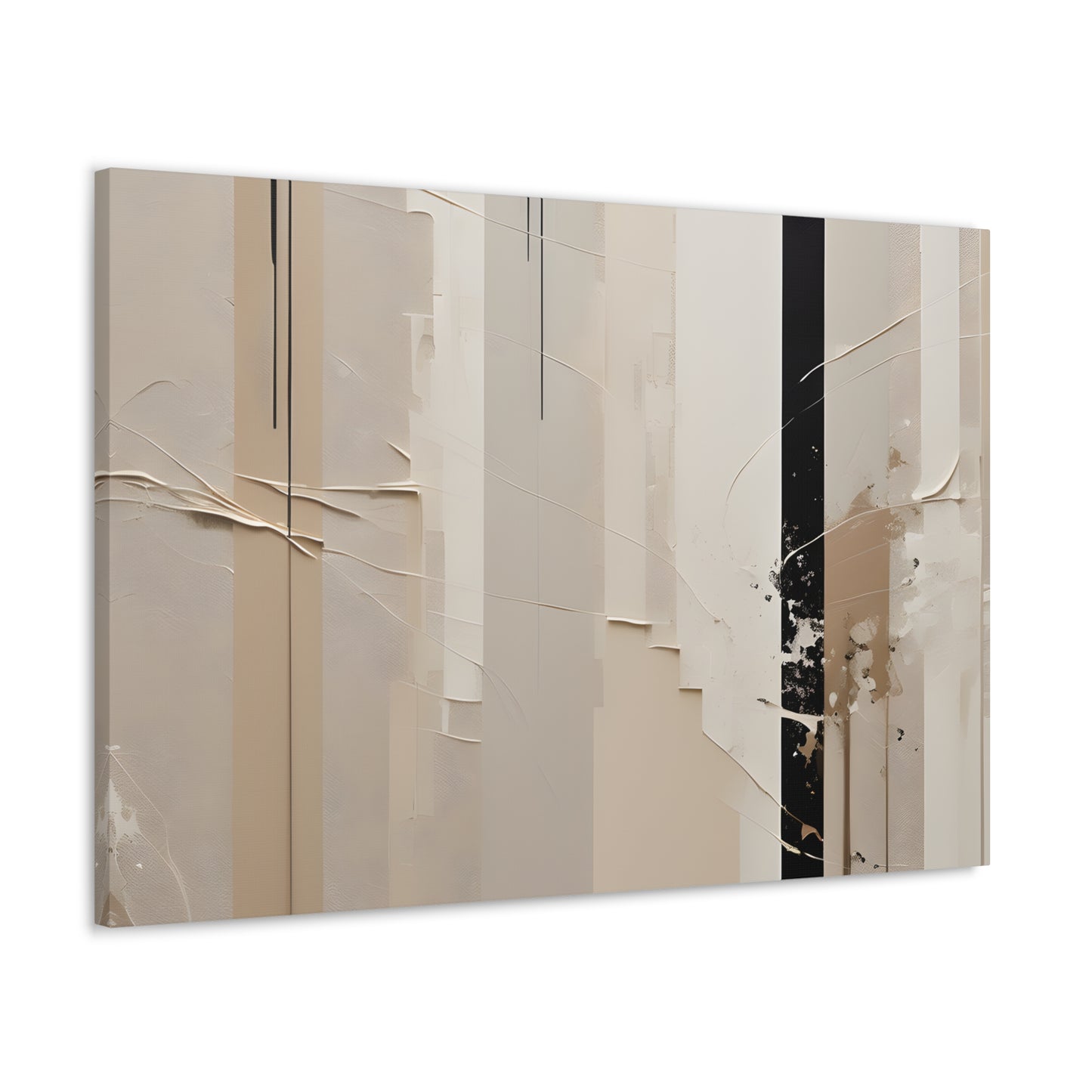 Beige Whisper: Abstract Beige Wall Décor