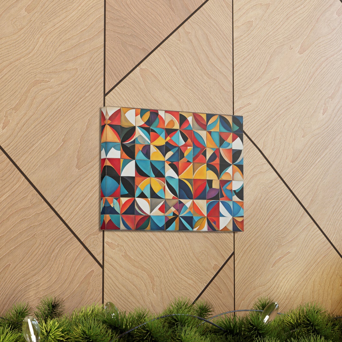 Harmonious Patterns: Abstract Wall Décor