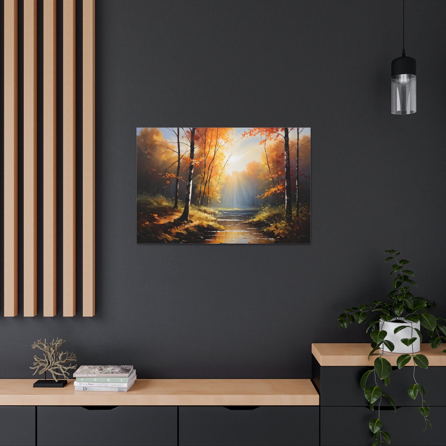 Highland Streams: Classic Oil Painting Wall Décor