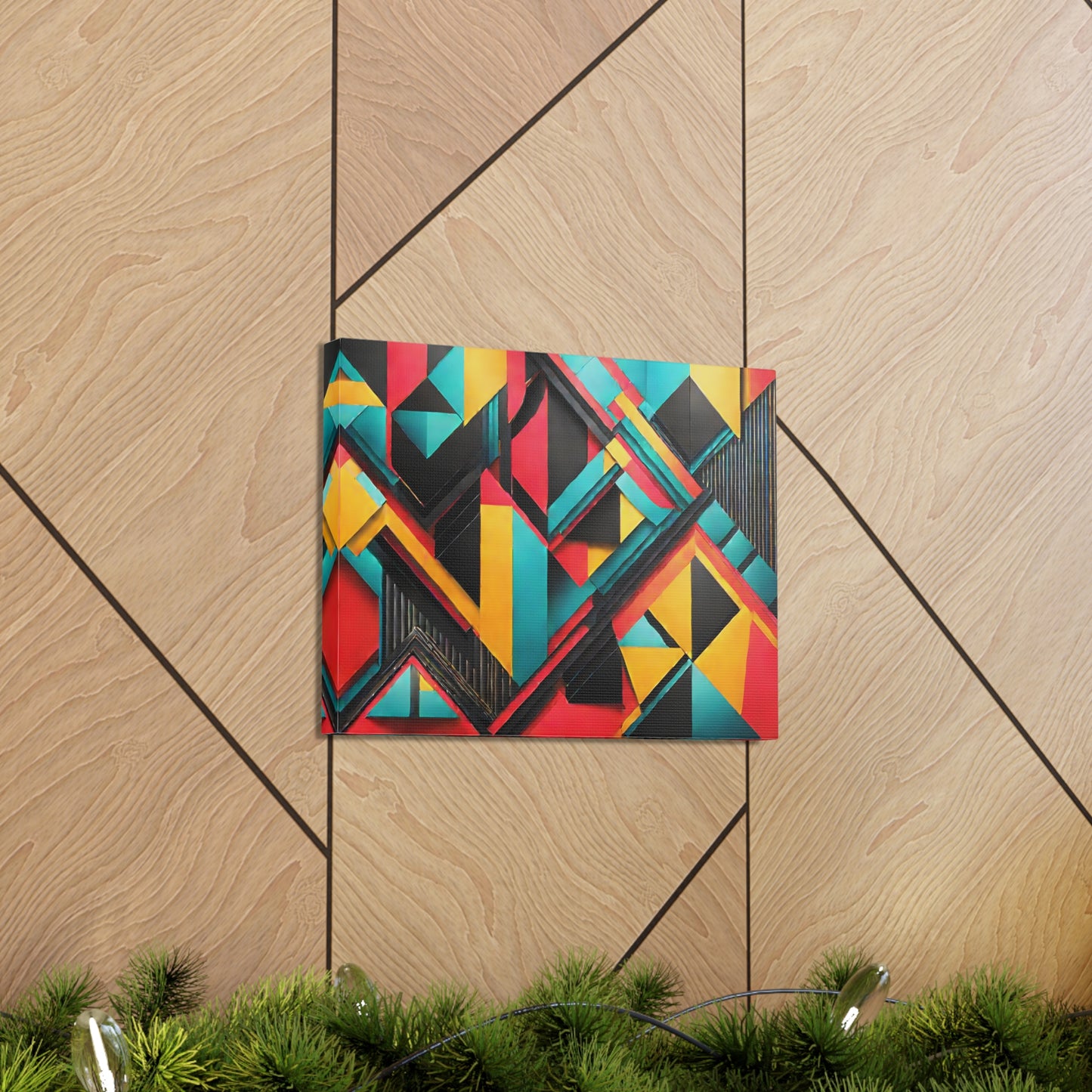 Radiant Maze: Abstract Wall Décor