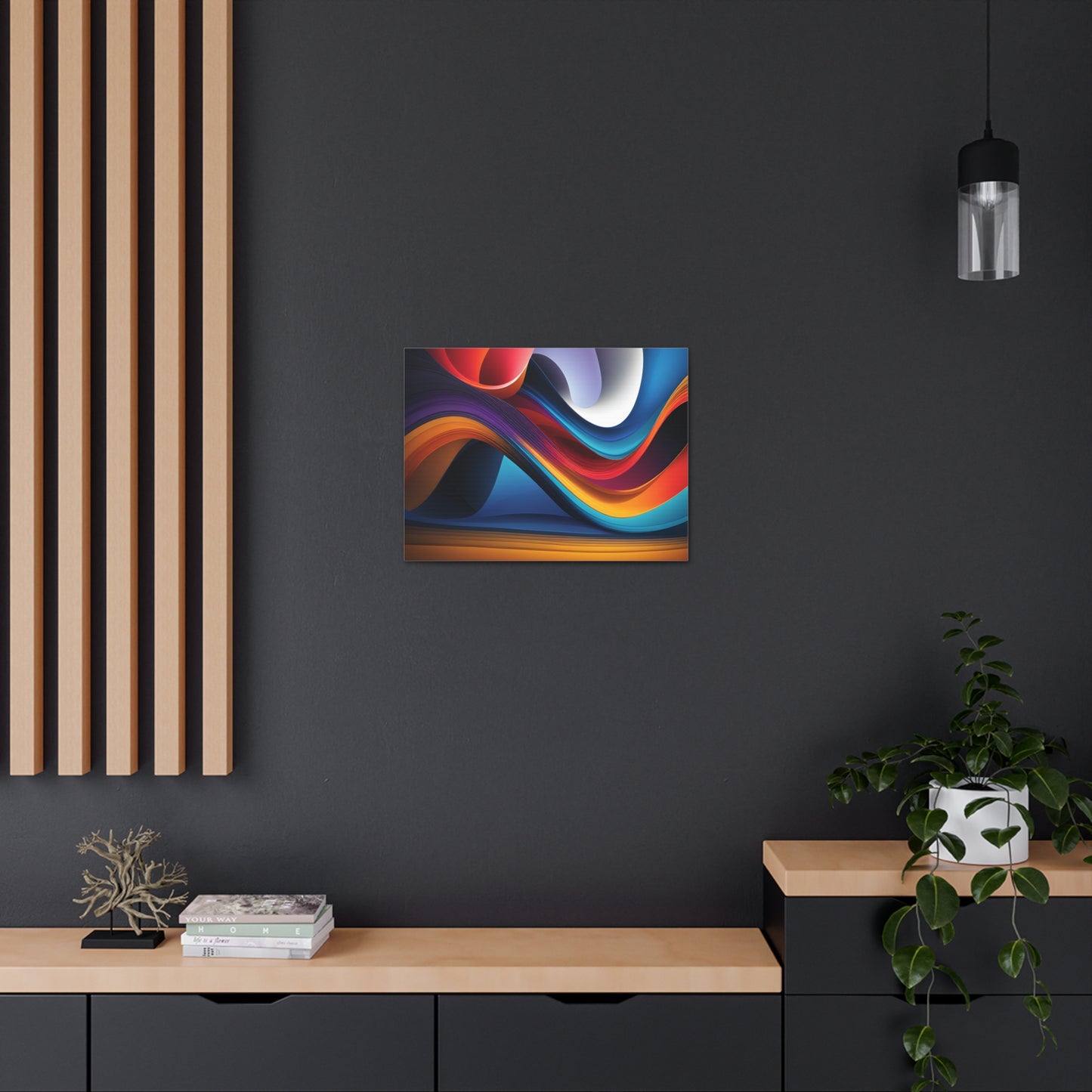 Enchanted Waves: Abstract Wall Décor