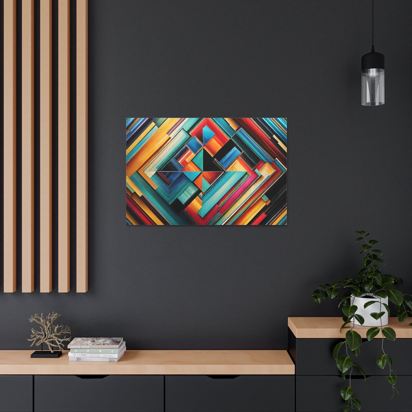 Starlit Whispers: Abstract Wall Décor