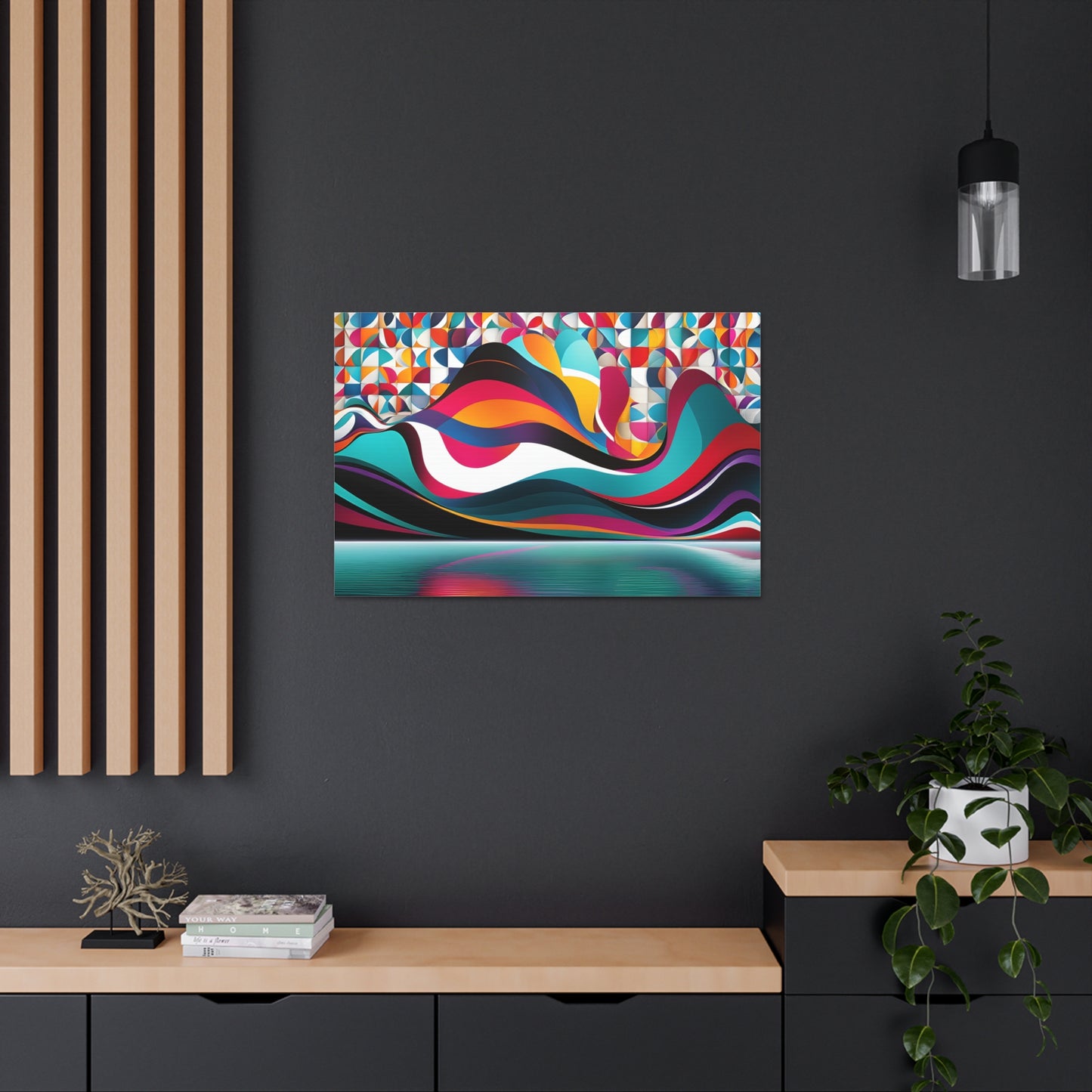 Liquid Reflections: Abstract Wall Décor