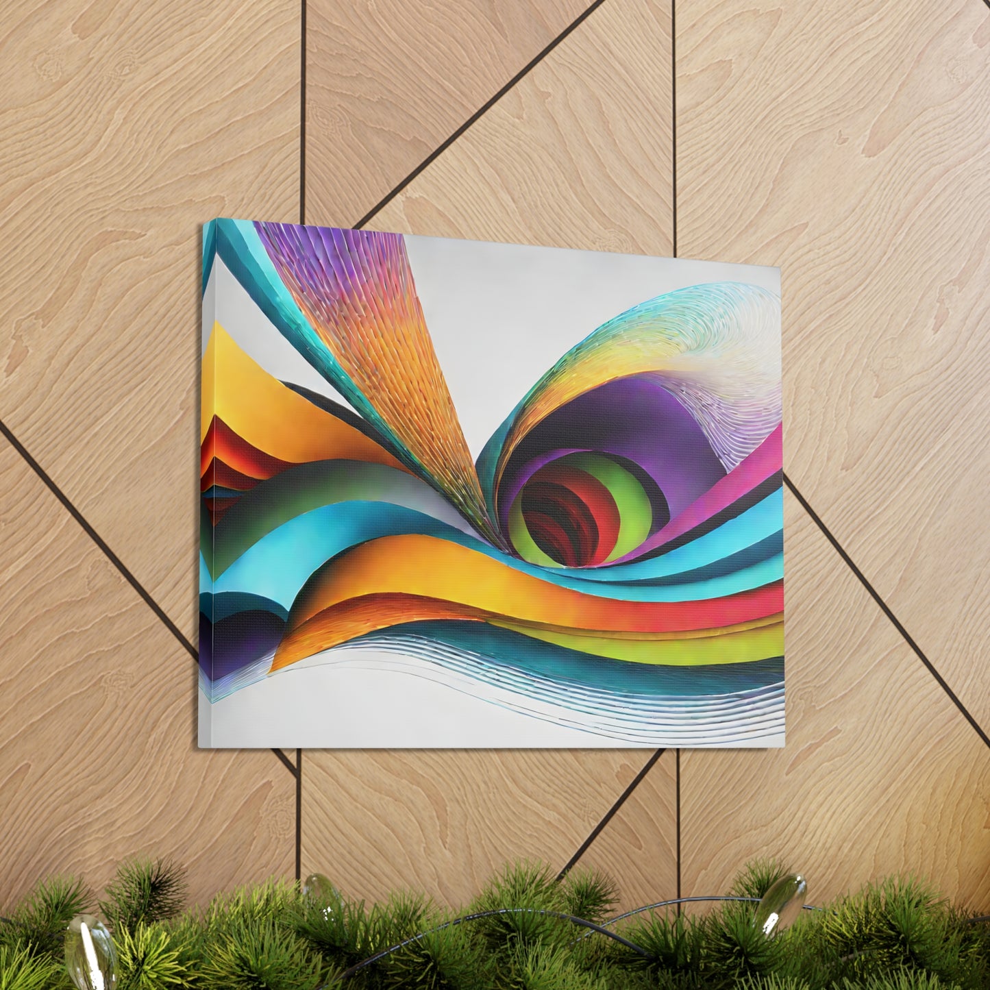 Aurora Harmony: Abstract Wall Décor