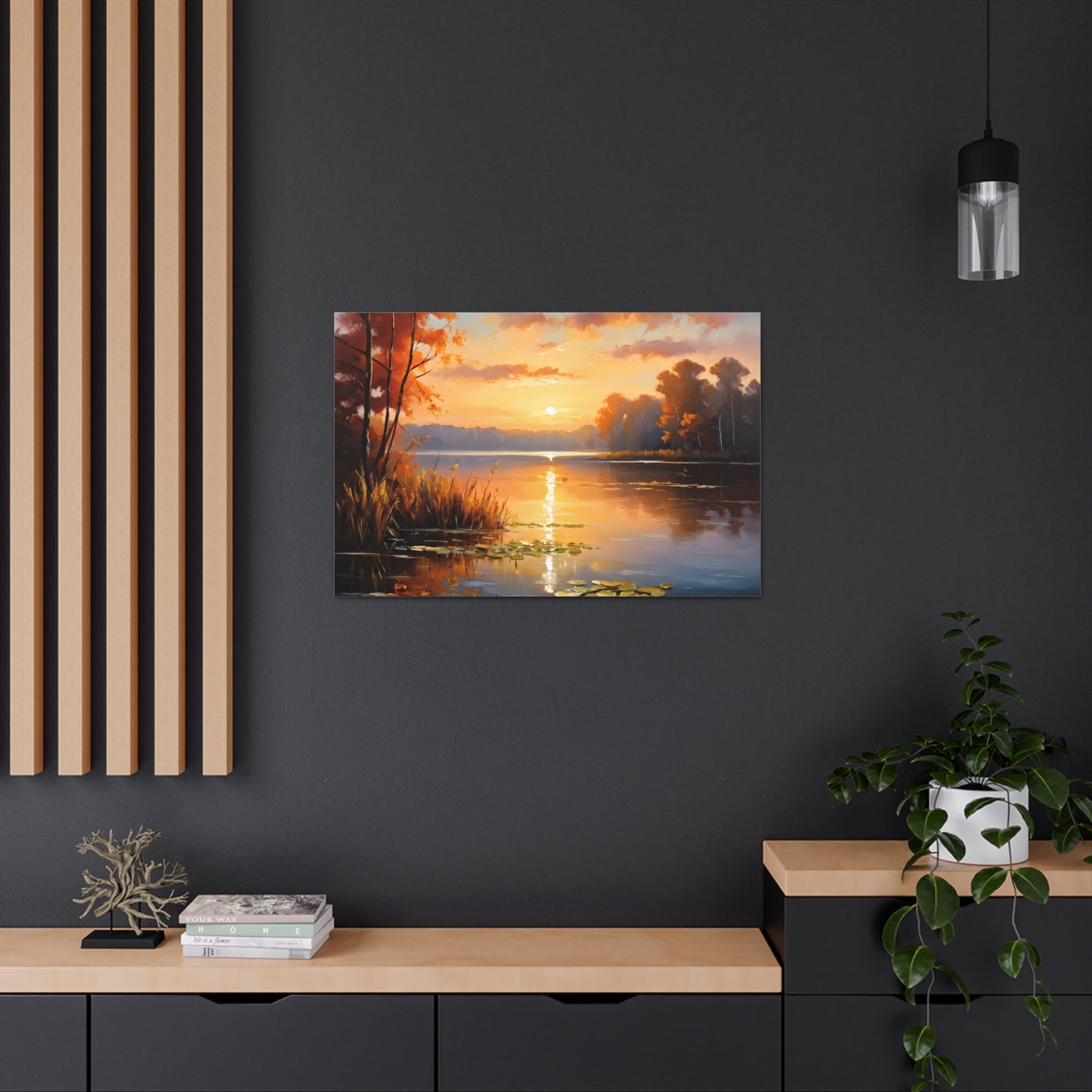 Enchanted Vista: Classic Oil Painting Wall Décor