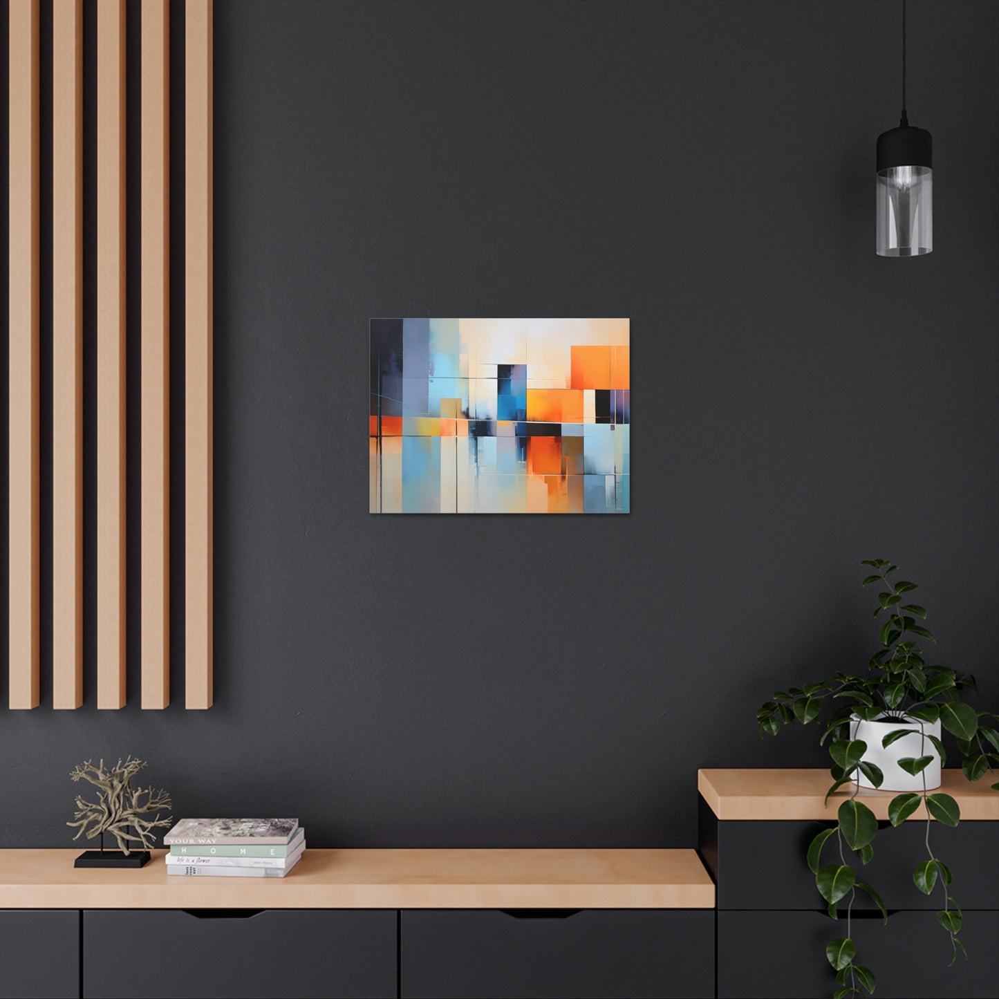 Luminous Lines: Abstract Wall Décor