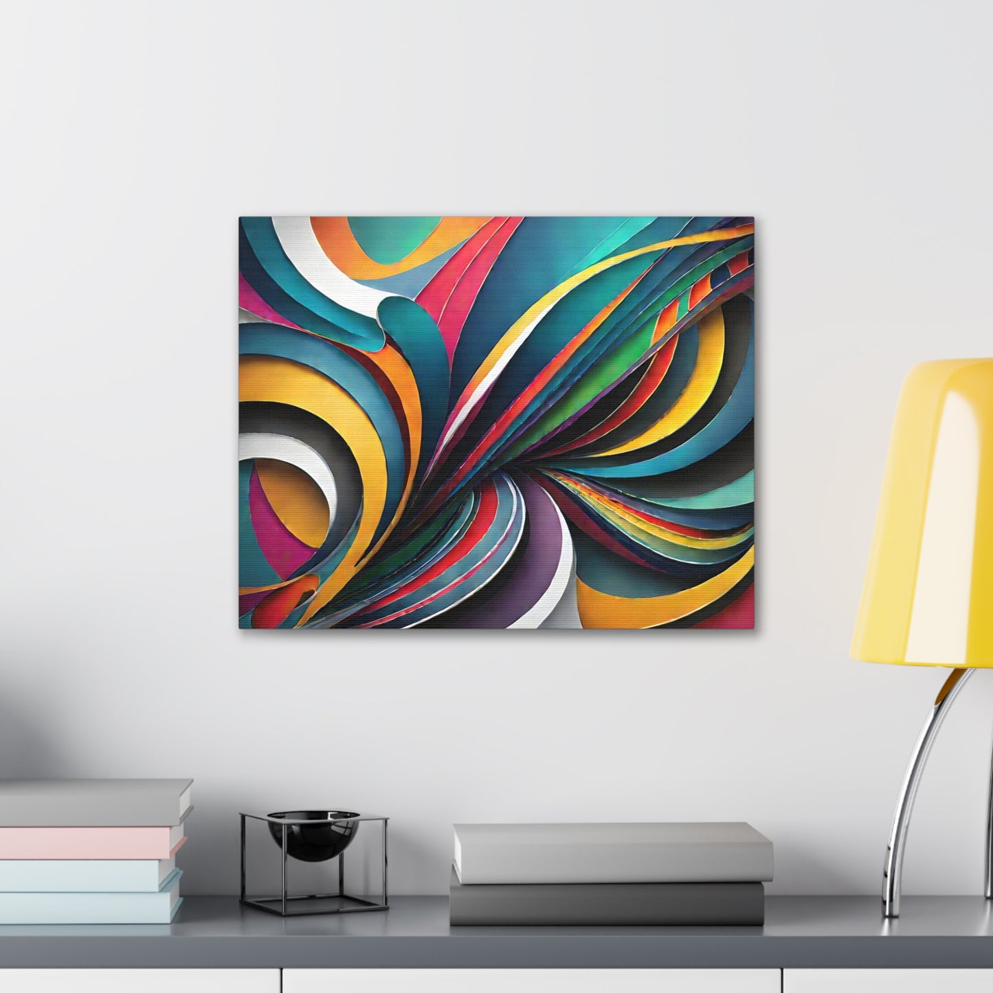 Mystical Cascade: Abstract Wall Décor