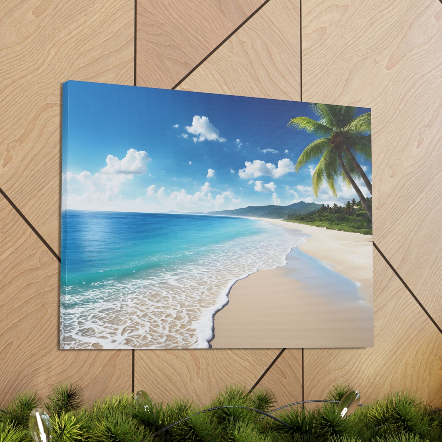 Golden Sands Serenity: Beach Wall Décor