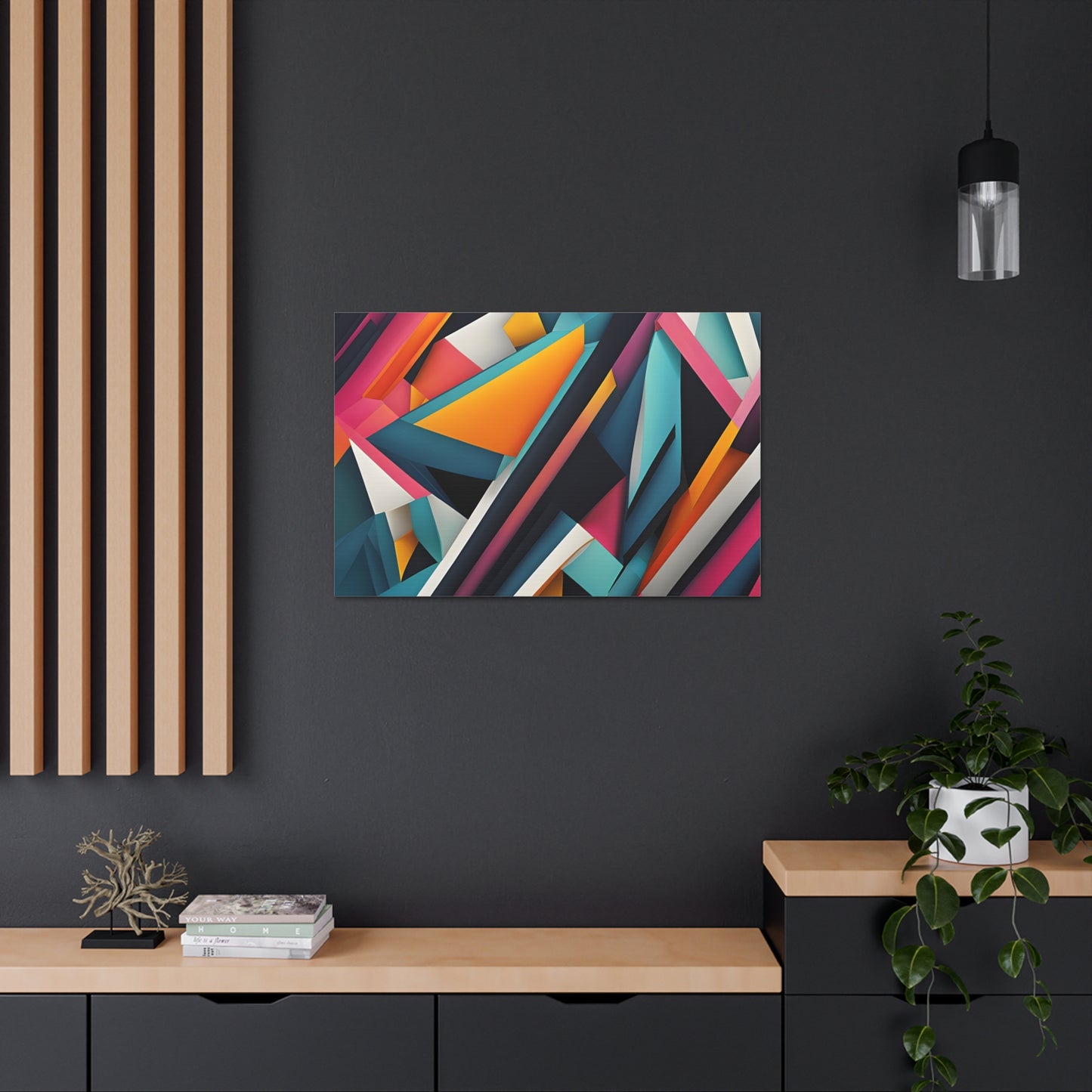 Infinite Streams: Abstract Wall Décor