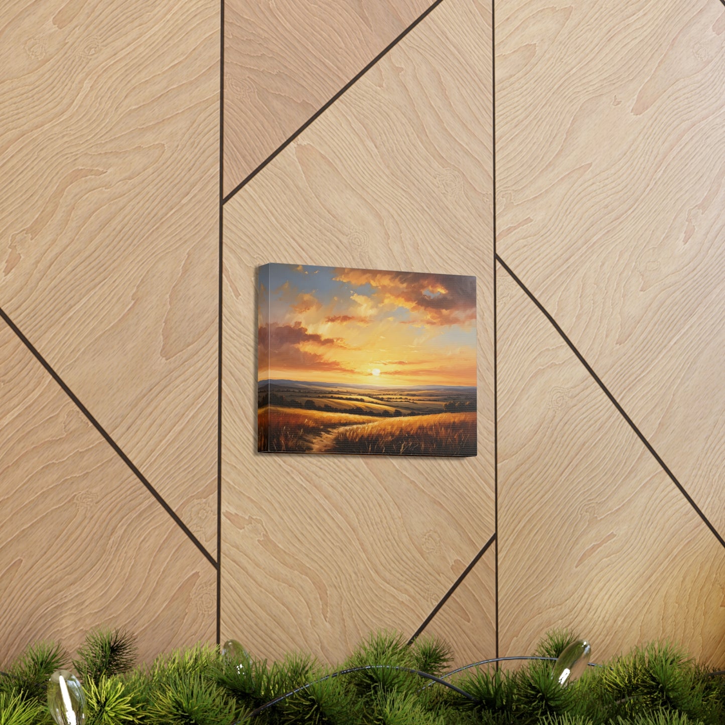 Radiant Horizon: Classic Oil Painting Wall Décor