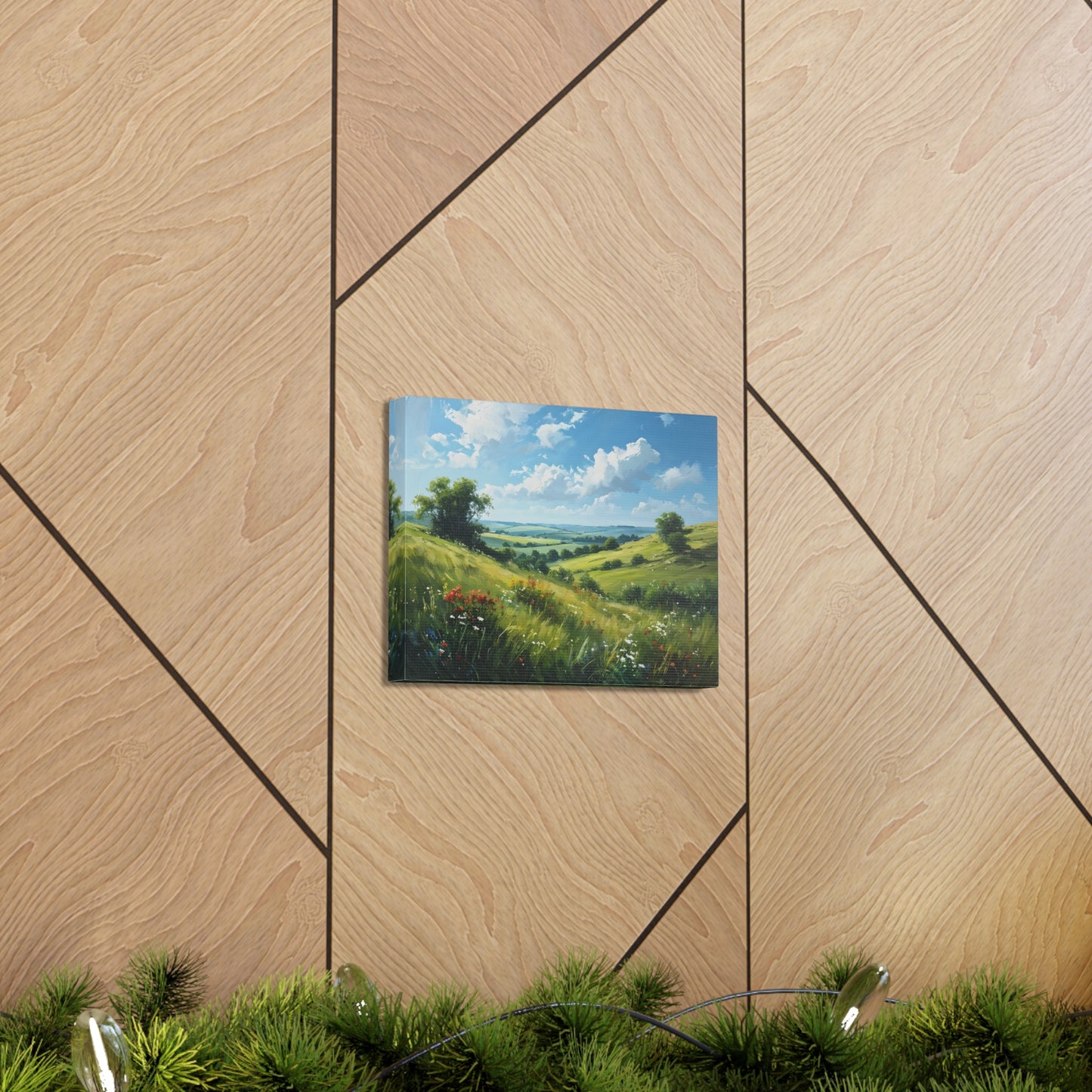 Whispering Field: Classic Oil Painting Wall Décor