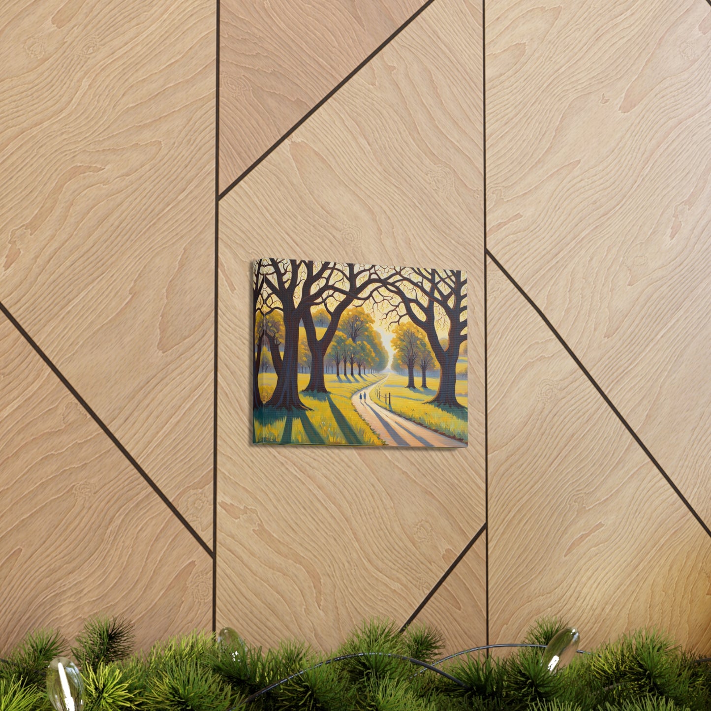 Forest Pathway: Classic Oil Painting Wall Décor