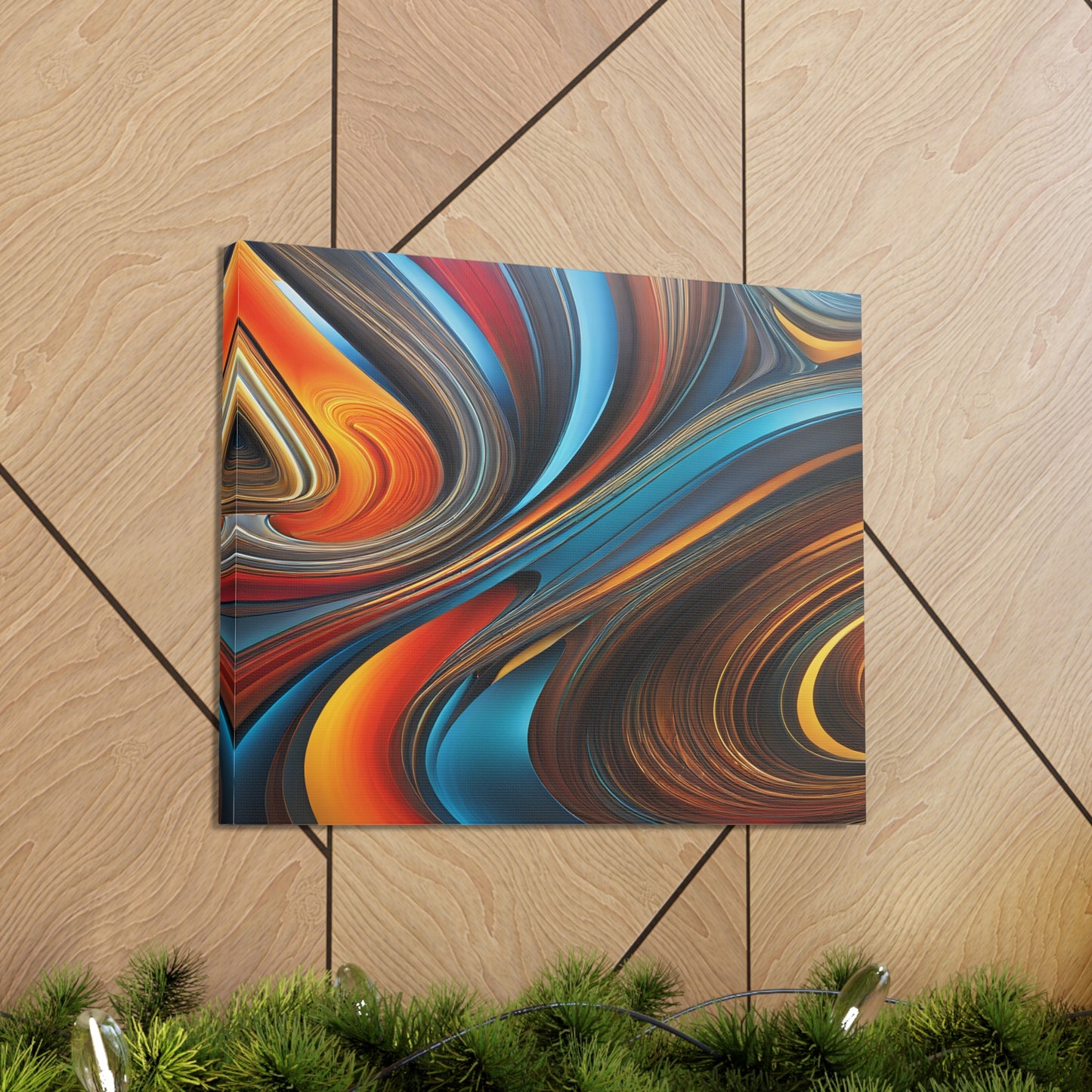 Enigmatic Waves: Abstract Wall Décor