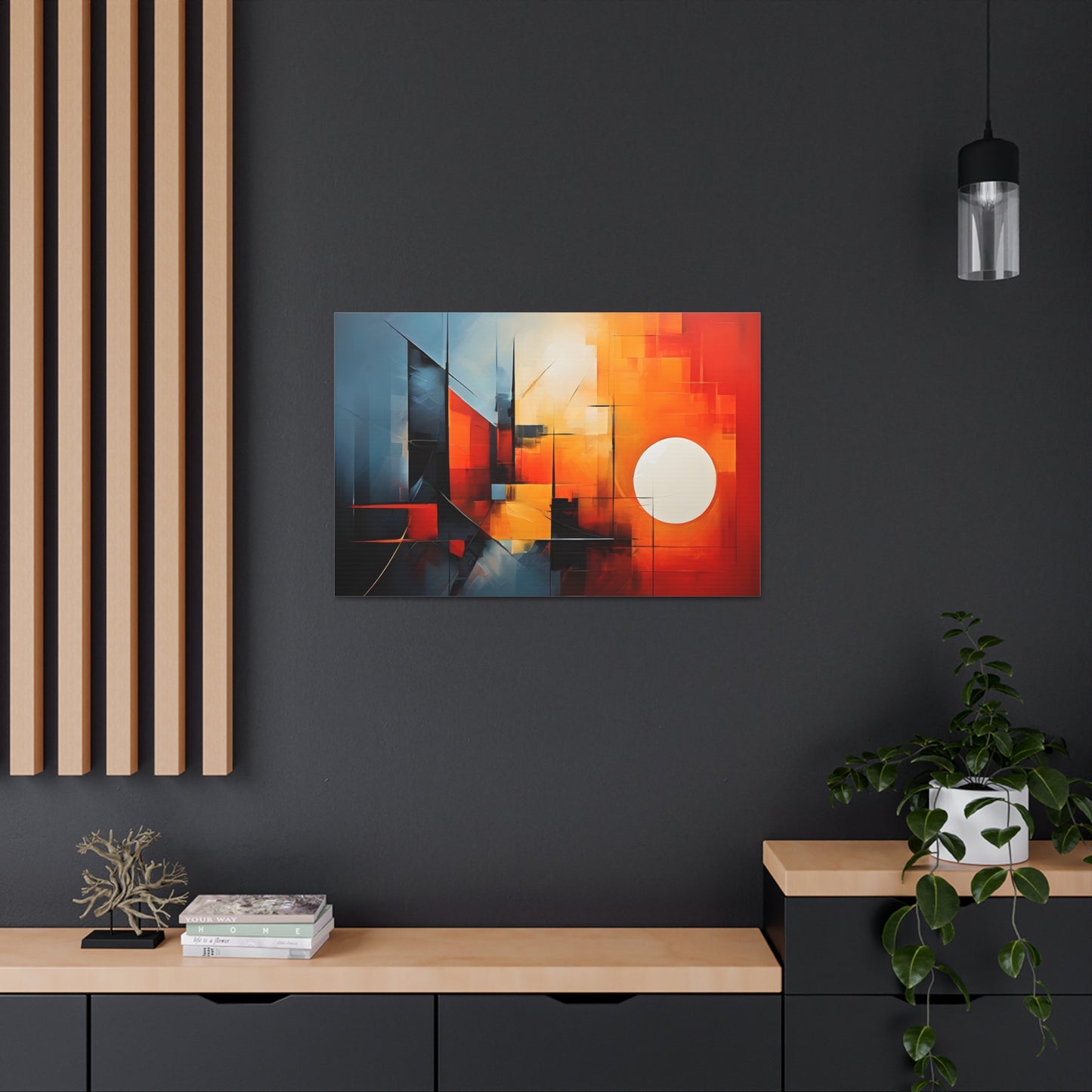 Luminous Lust: Abstract Wall Décor