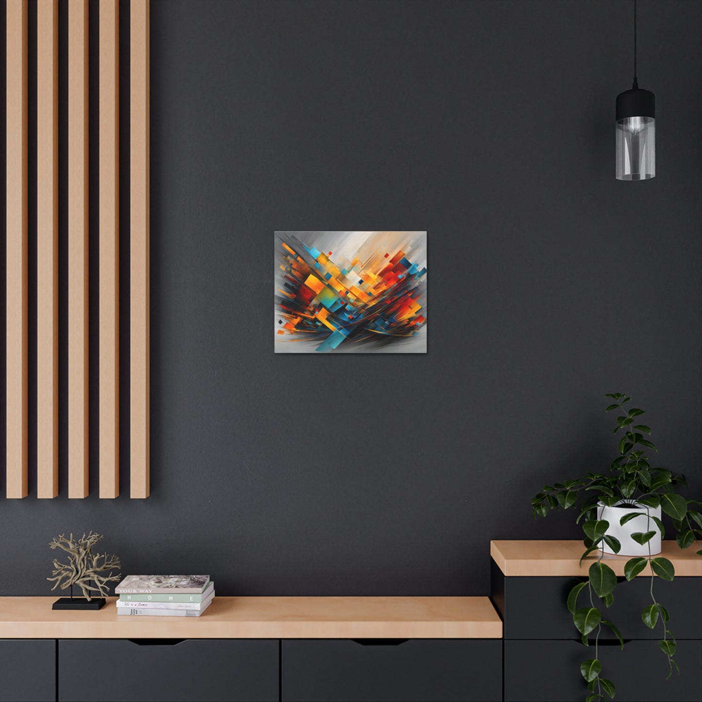 Spectrum Echoes: Abstract Wall Décor